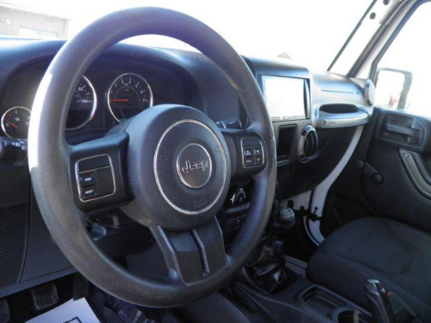 2015 White Jeep Wrangler Unlimited Sport (1C4BJWDGXFL) with an 3.6L V6 engine, MAN transmission, located at 15520 McMullen Hwy SW, Belair, MD, 21502, (301) 729-3700, 39.581375, -78.846451 - Photo#2