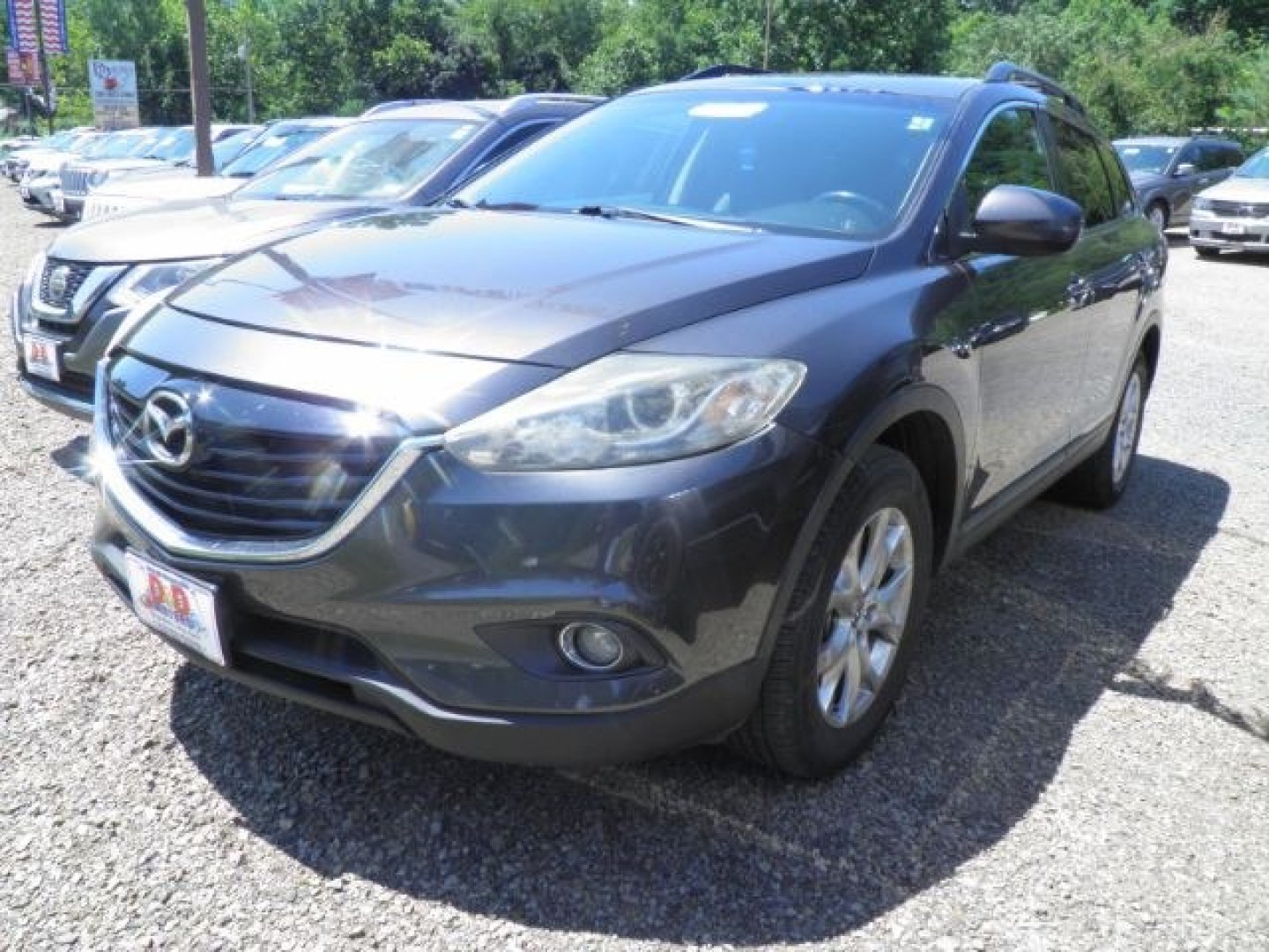 2015 GRAY MAZDA CX-9 GS (JM3TB3CV1F0) with an 3.7L V6 engine, AT transmission, located at 19521 New George's Creek Rd SW, Barton, MD, 21521, (301) 463-2404, 39.524323, -79.017906- Photo#0