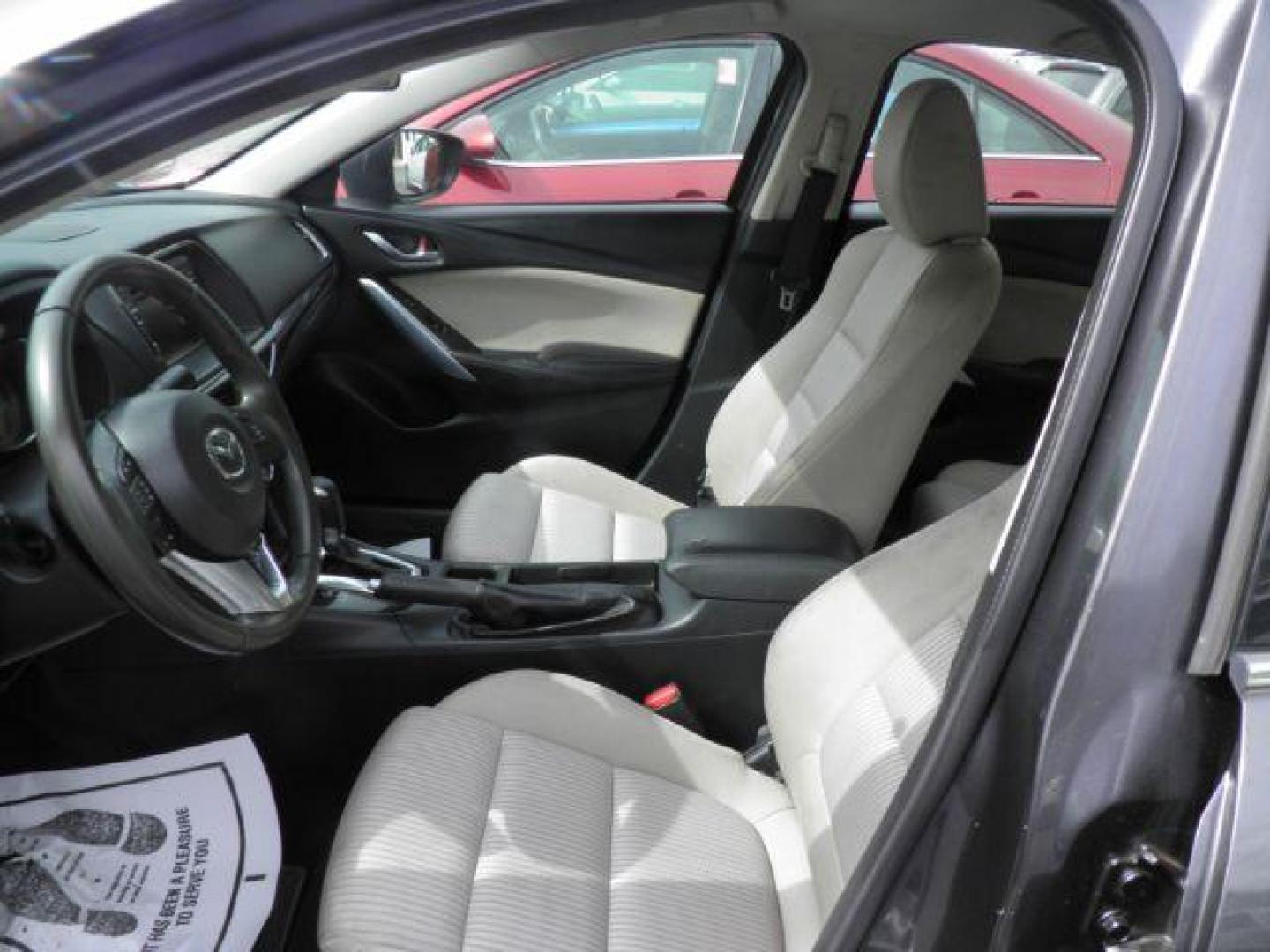 2015 Gray Mazda Mazda6 i Sport AT (JM1GJ1U5XF1) with an 2.5L I4 engine, AT transmission, located at 15520 McMullen Hwy SW, Belair, MD, 21502, (301) 729-3700, 39.581375, -78.846451 - Photo#1