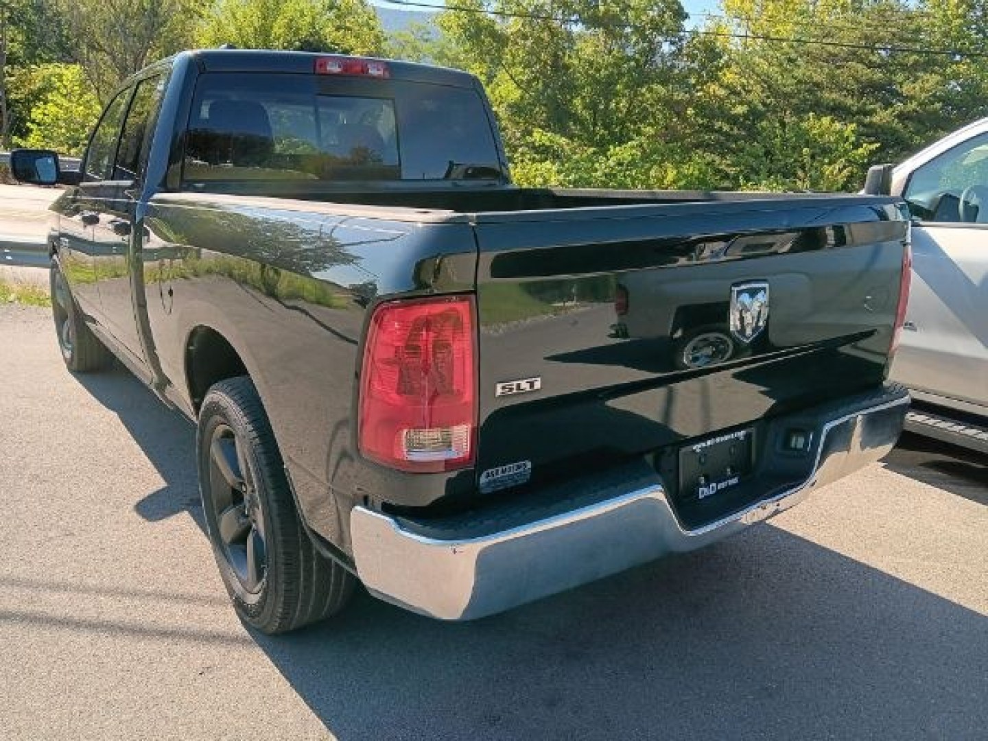 2015 BLACK Ram 1500 SLT (1C6RR6GT4FS) with an 3.6L V6 engine, AT transmission, located at 15520 McMullen Hwy SW, Belair, MD, 21502, (301) 729-3700, 39.581375, -78.846451- Photo#3