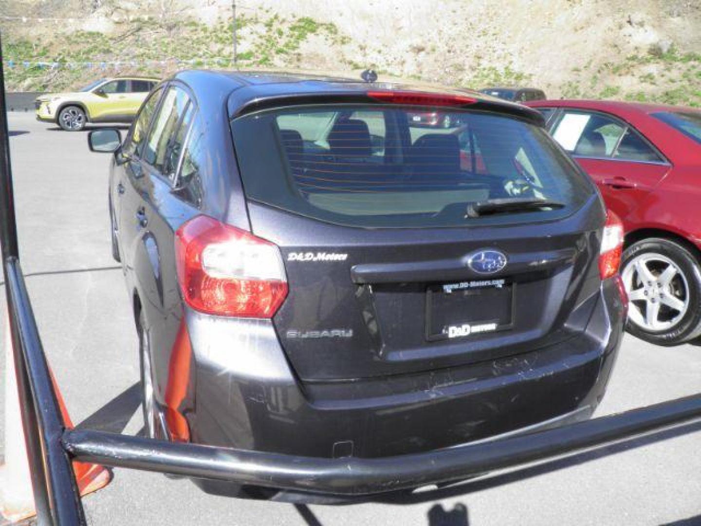2015 GRAY Subaru Impreza 2.0i Premium PZEV 5-Door (JF1GPAC66F8) with an 2.0L L4 engine, CVT transmission, located at 15520 McMullen Hwy SW, Belair, MD, 21502, (301) 729-3700, 39.581375, -78.846451 - Photo#4