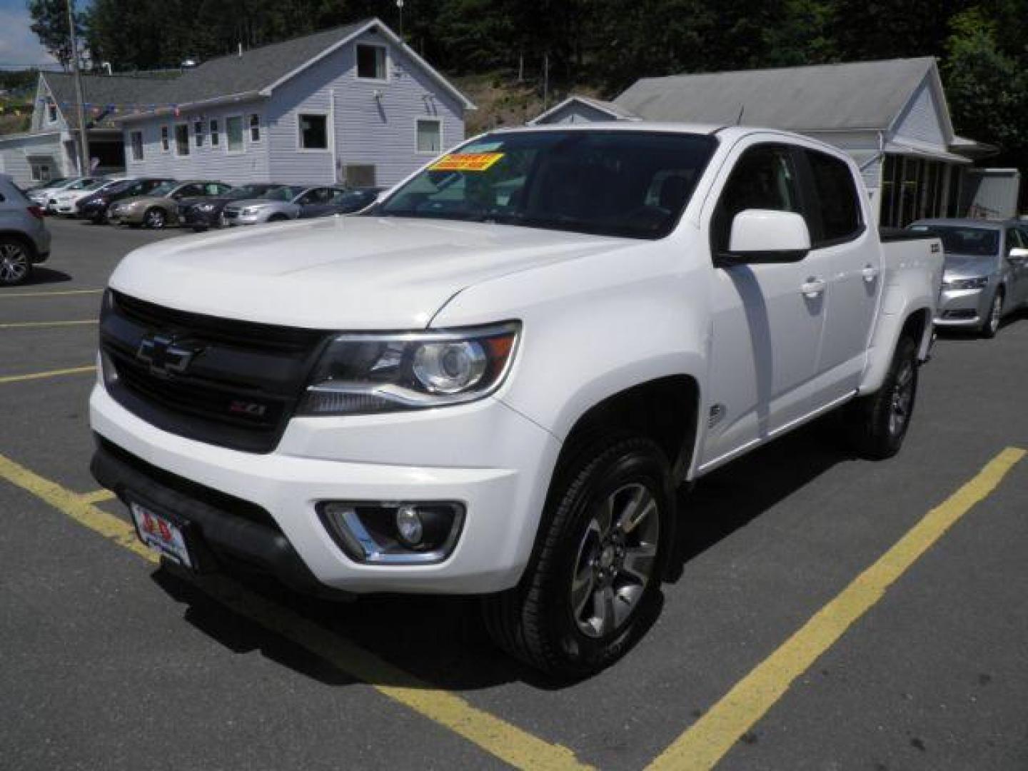 2016 White Chevrolet Colorado Z71 (1GCGTDE37G1) with an 3.6L V6 engine, AT transmission, located at 15520 McMullen Hwy SW, Belair, MD, 21502, (301) 729-3700, 39.581375, -78.846451 - Photo#0