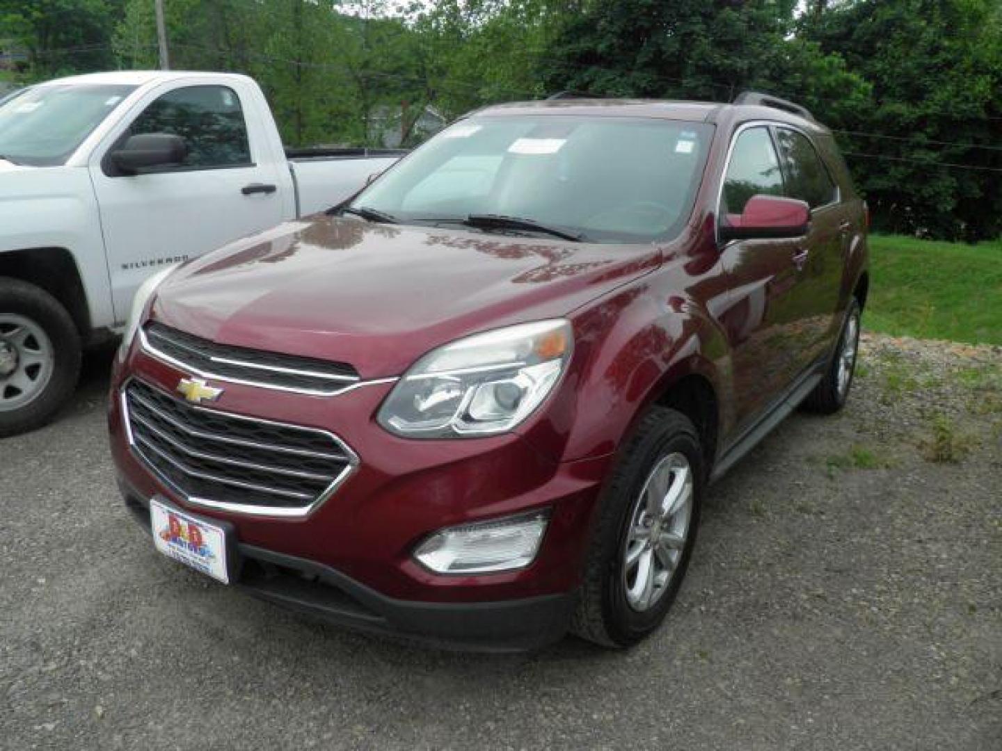 2016 RED Chevrolet Equinox LT (2GNFLFEK6G6) with an 3.6L V6 engine, AT transmission, located at 15520 McMullen Hwy SW, Belair, MD, 21502, (301) 729-3700, 39.581375, -78.846451 - Photo#0