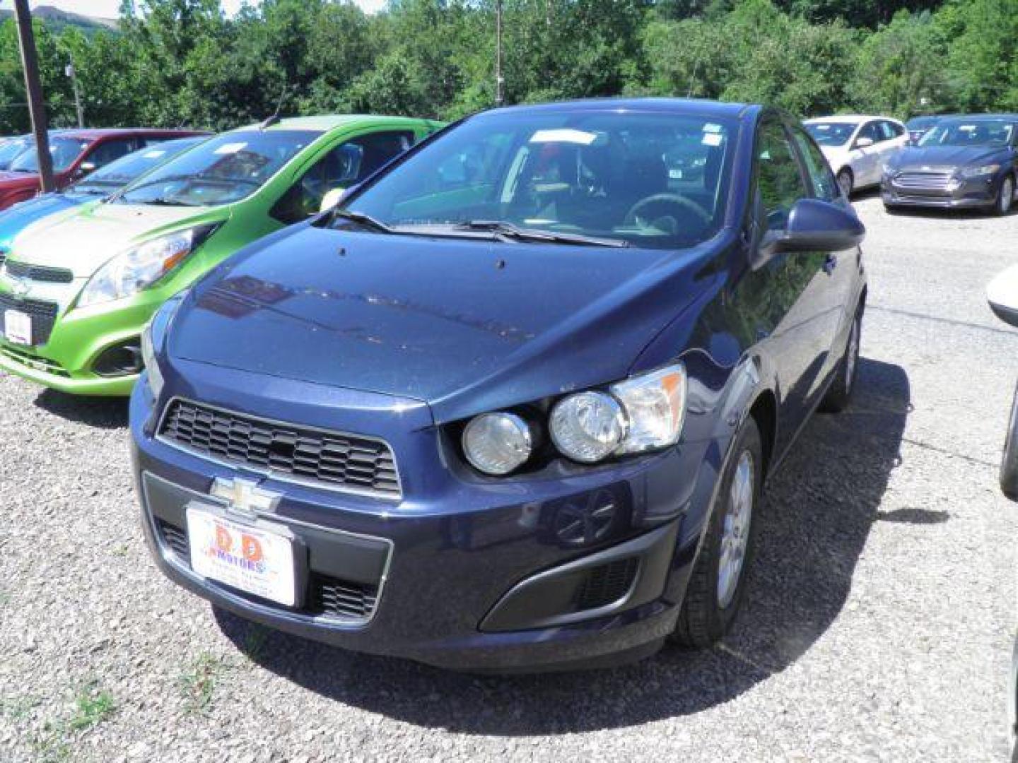 2016 Blue Chevrolet Sonic LT Auto Sedan (1G1JC5SH8G4) with an 1.8L I4 engine, AT transmission, located at 19521 New George's Creek Rd SW, Barton, MD, 21521, (301) 463-2404, 39.524323, -79.017906 - Photo#0