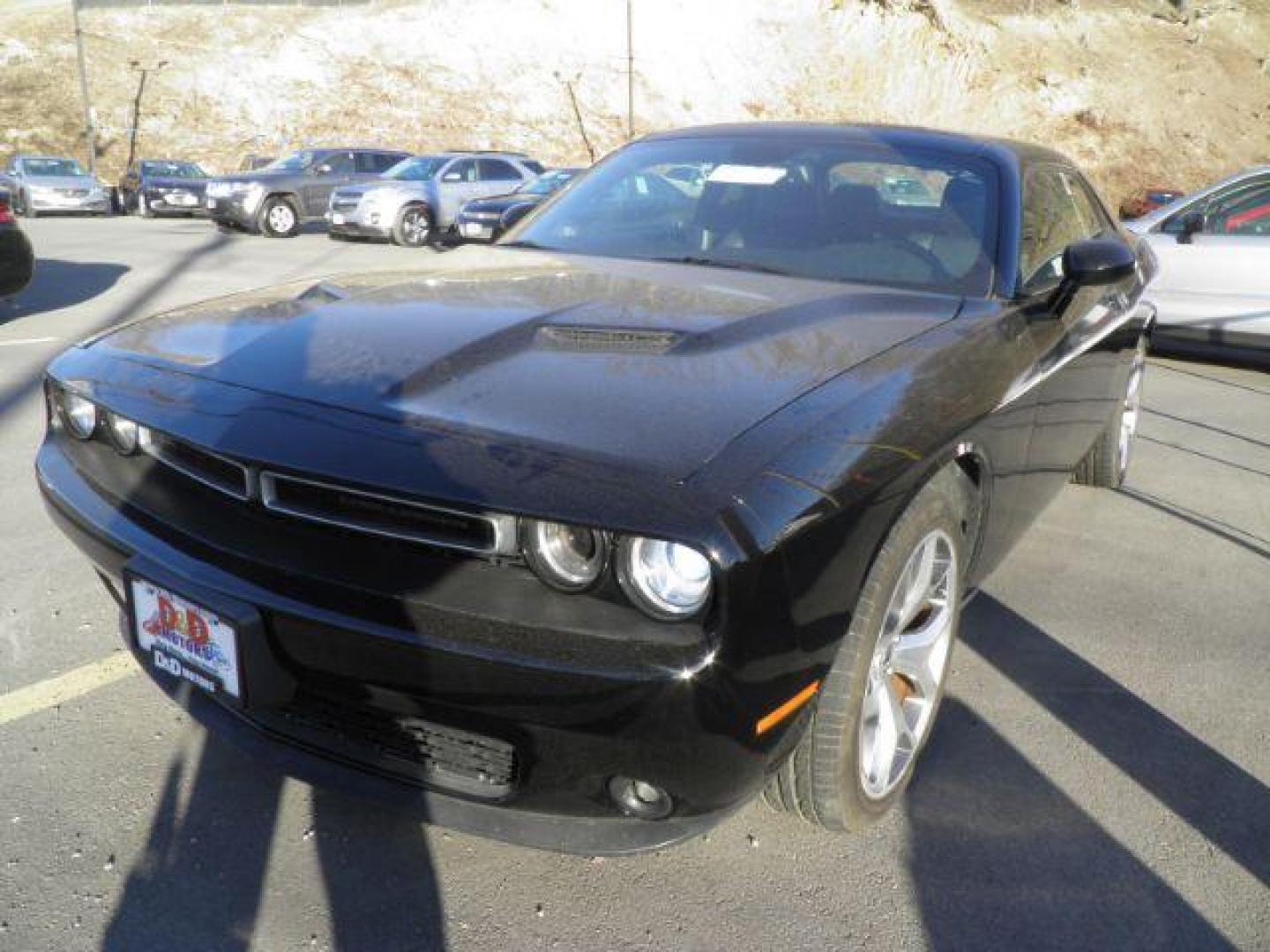 2016 BLACK Dodge Challenger SXT (2C3CDZAG8GH) with an 3.6L V6 engine, AT transmission, located at 15520 McMullen Hwy SW, Belair, MD, 21502, (301) 729-3700, 39.581375, -78.846451 - Photo#0