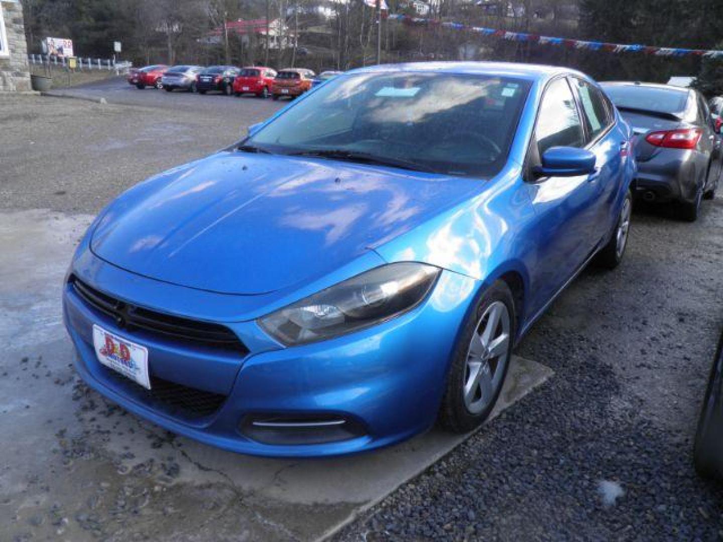 2016 BLUE Dodge Dart SXT (1C3CDFBB9GD) with an 2.4L L4 engine, located at 19521 New George's Creek Rd SW, Barton, MD, 21521, (301) 463-2404, 39.524323, -79.017906 - Photo#0