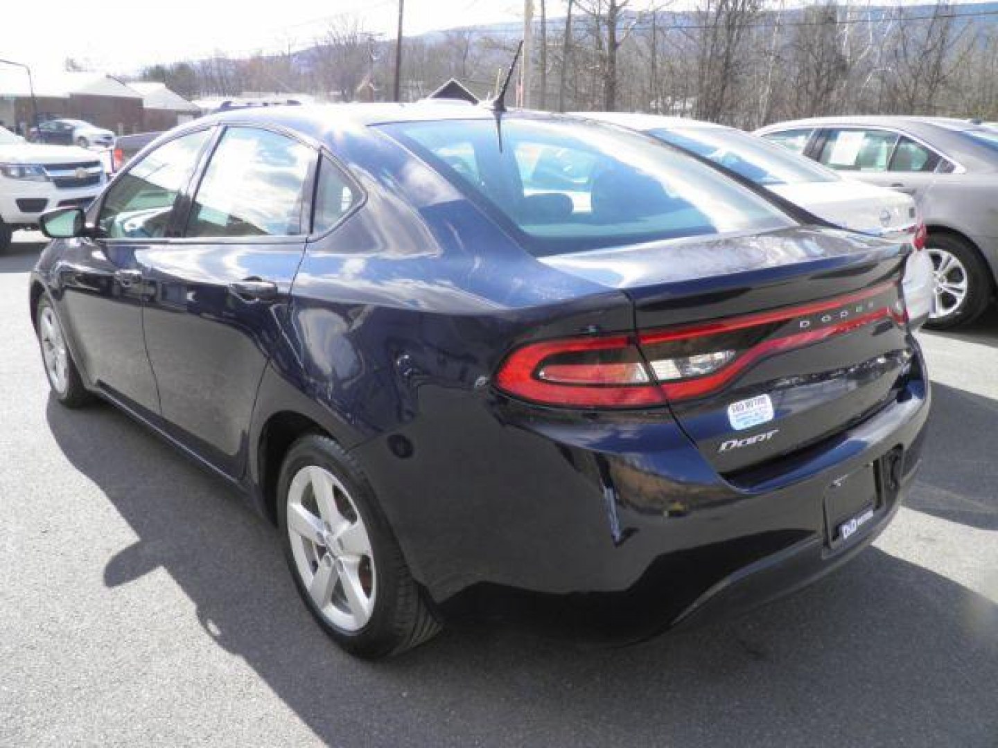 2016 Blue Dodge Dart SXT (1C3CDFBB3GD) with an 2.4L I4 engine, AT transmission, located at 19521 New George's Creek Rd SW, Barton, MD, 21521, (301) 463-2404, 39.524323, -79.017906 - Photo#4