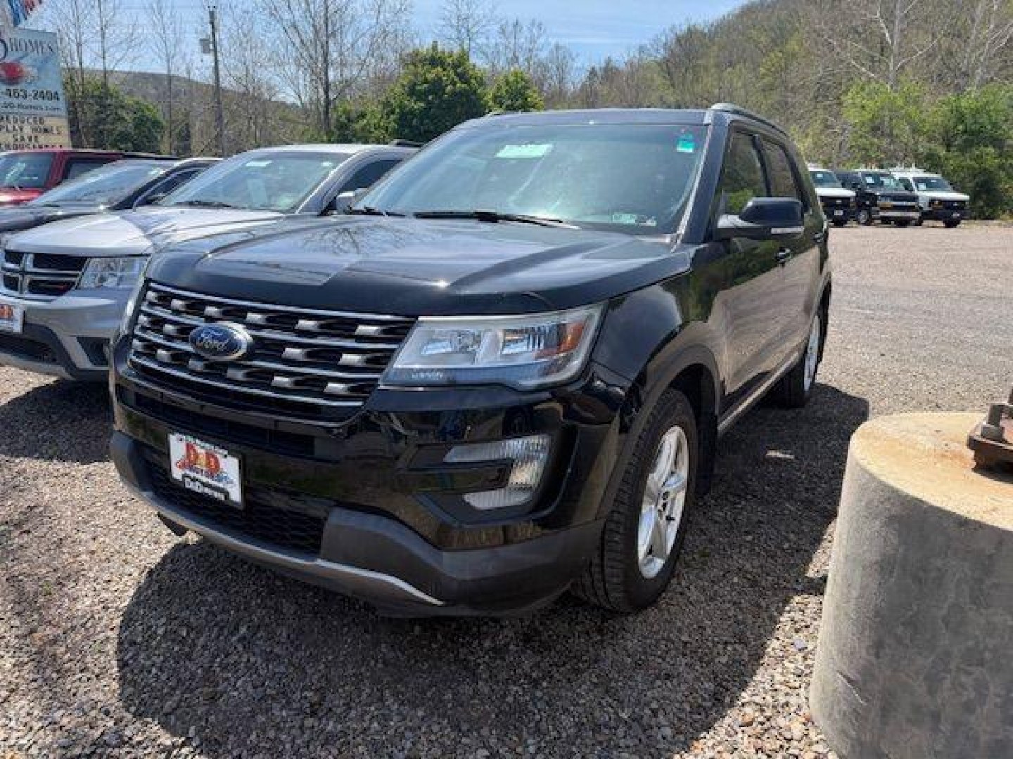2016 BLACK Ford Explorer XLT (1FM5K8D89GG) with an 2.3L L4 engine, located at 19521 New George's Creek Rd SW, Barton, MD, 21521, (301) 463-2404, 39.524323, -79.017906 - Photo#0
