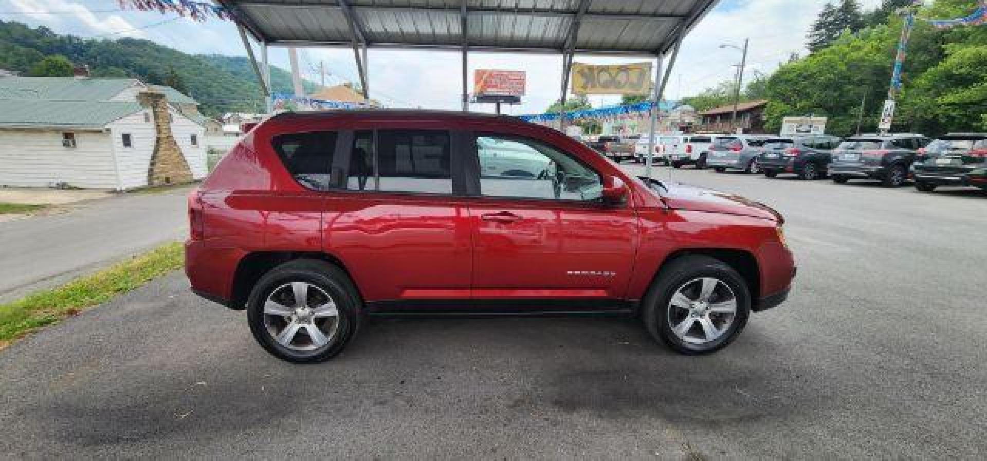 2016 MAROON /Leather Jeep Compass Latitude 4WD (1C4NJDEB9GD) with an 2.4l L4 engine, AT transmission, located at 15520 McMullen Hwy SW, Belair, MD, 21502, (301) 729-3700, 39.581375, -78.846451 - Photo#12