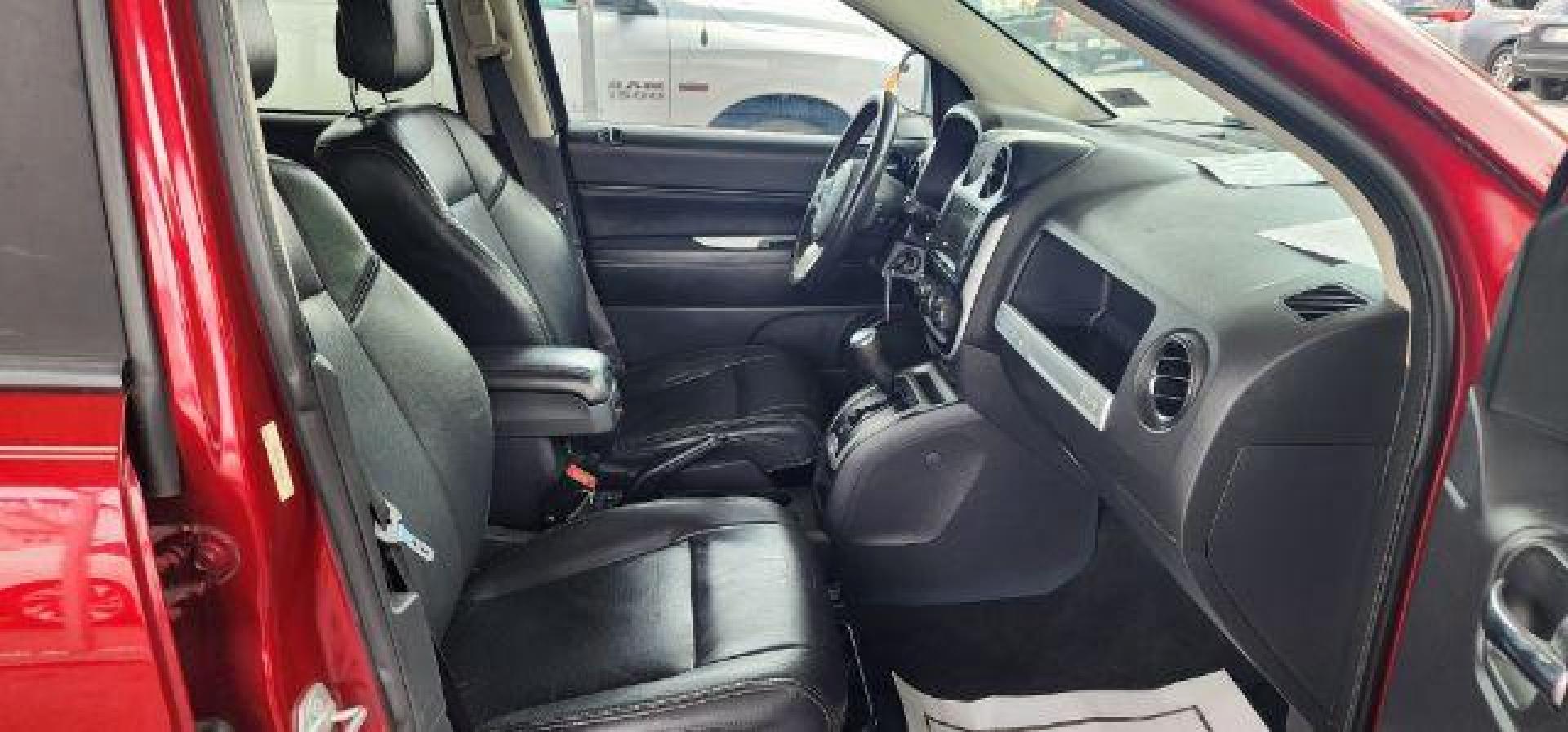 2016 MAROON /Leather Jeep Compass Latitude 4WD (1C4NJDEB9GD) with an 2.4l L4 engine, AT transmission, located at 15520 McMullen Hwy SW, Belair, MD, 21502, (301) 729-3700, 39.581375, -78.846451 - Photo#14