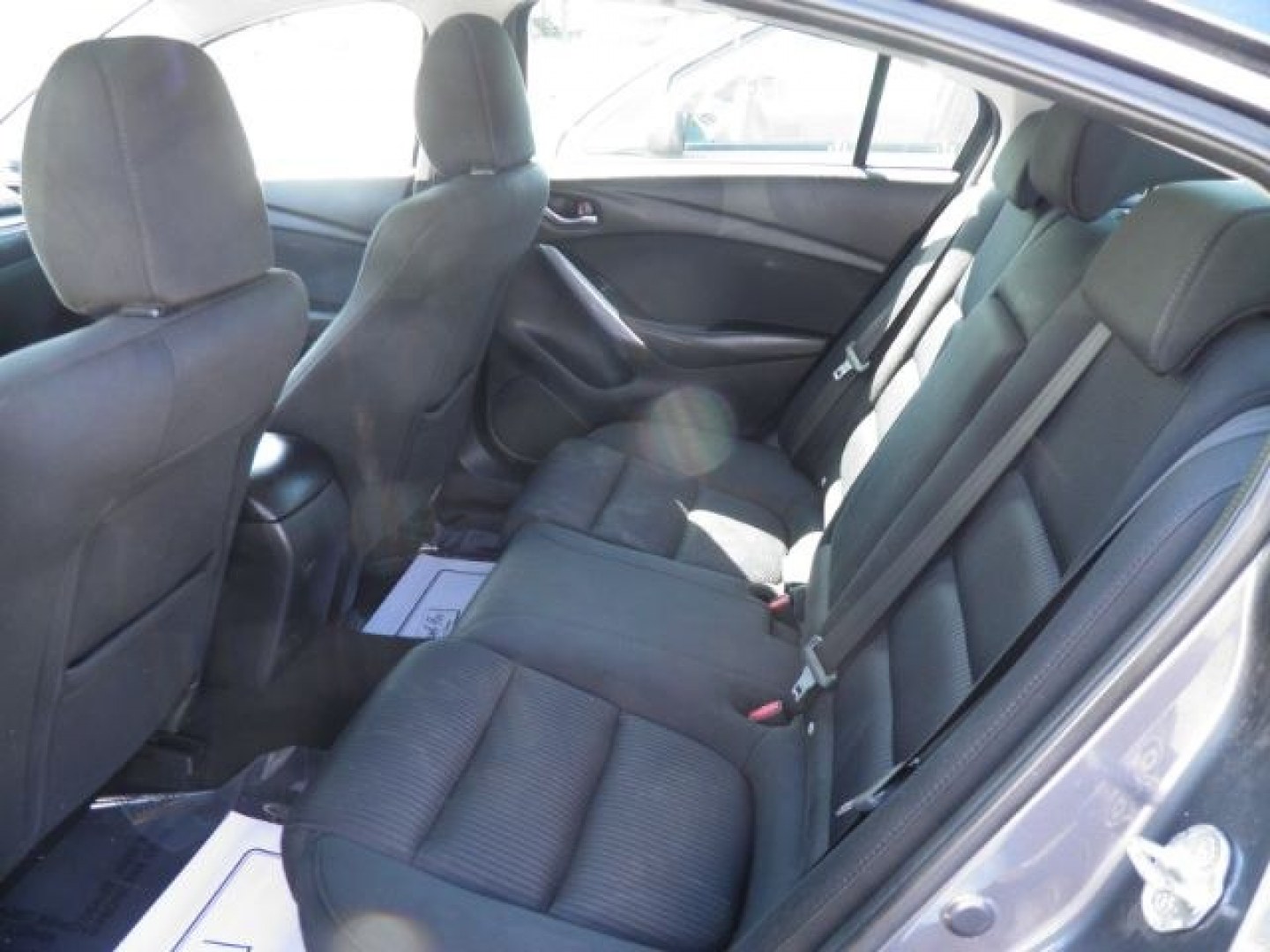 2016 GRAY Mazda Mazda6 i Sport AT (JM1GJ1U57G1) with an 2.5 L4 engine, AT transmission, located at 19521 New George's Creek Rd SW, Barton, MD, 21521, (301) 463-2404, 39.524323, -79.017906- Photo#3