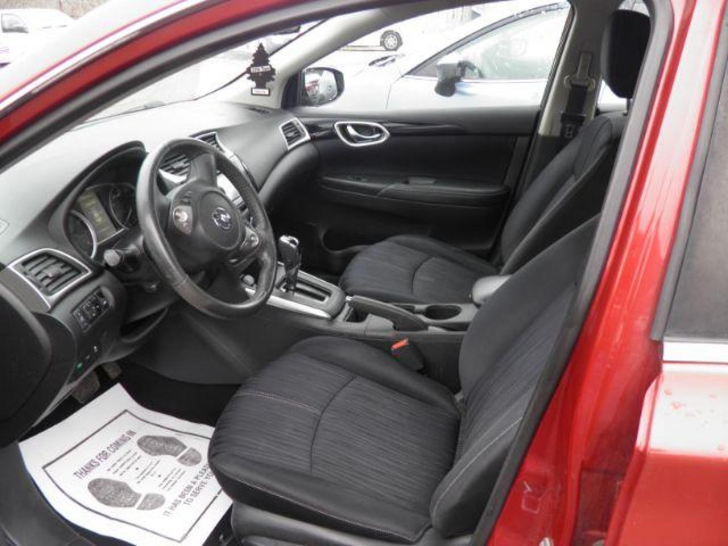 2016 RED Nissan Sentra SV (3N1AB7AP9GY) with an 1.8l L4 engine, AT transmission, located at 19521 New George's Creek Rd SW, Barton, MD, 21521, (301) 463-2404, 39.524323, -79.017906 - Photo#1