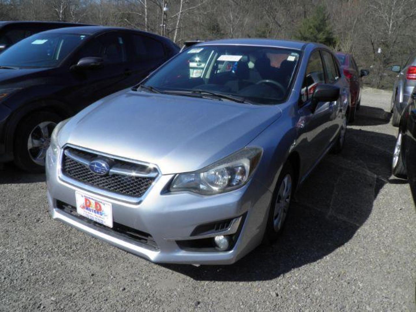 2016 SILVER Subaru Impreza 2.0i (JF1GPAA60G8) with an 2.4L L4 engine, CVT transmission, located at 19521 New George's Creek Rd SW, Barton, MD, 21521, (301) 463-2404, 39.524323, -79.017906 - Photo#0