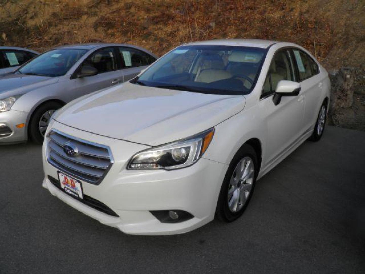 2016 White Subaru Legacy 2.5i Premium (4S3BNAF67G3) with an 2.5L H4 engine, AT transmission, located at 15520 McMullen Hwy SW, Belair, MD, 21502, (301) 729-3700, 39.581375, -78.846451 - Photo#0