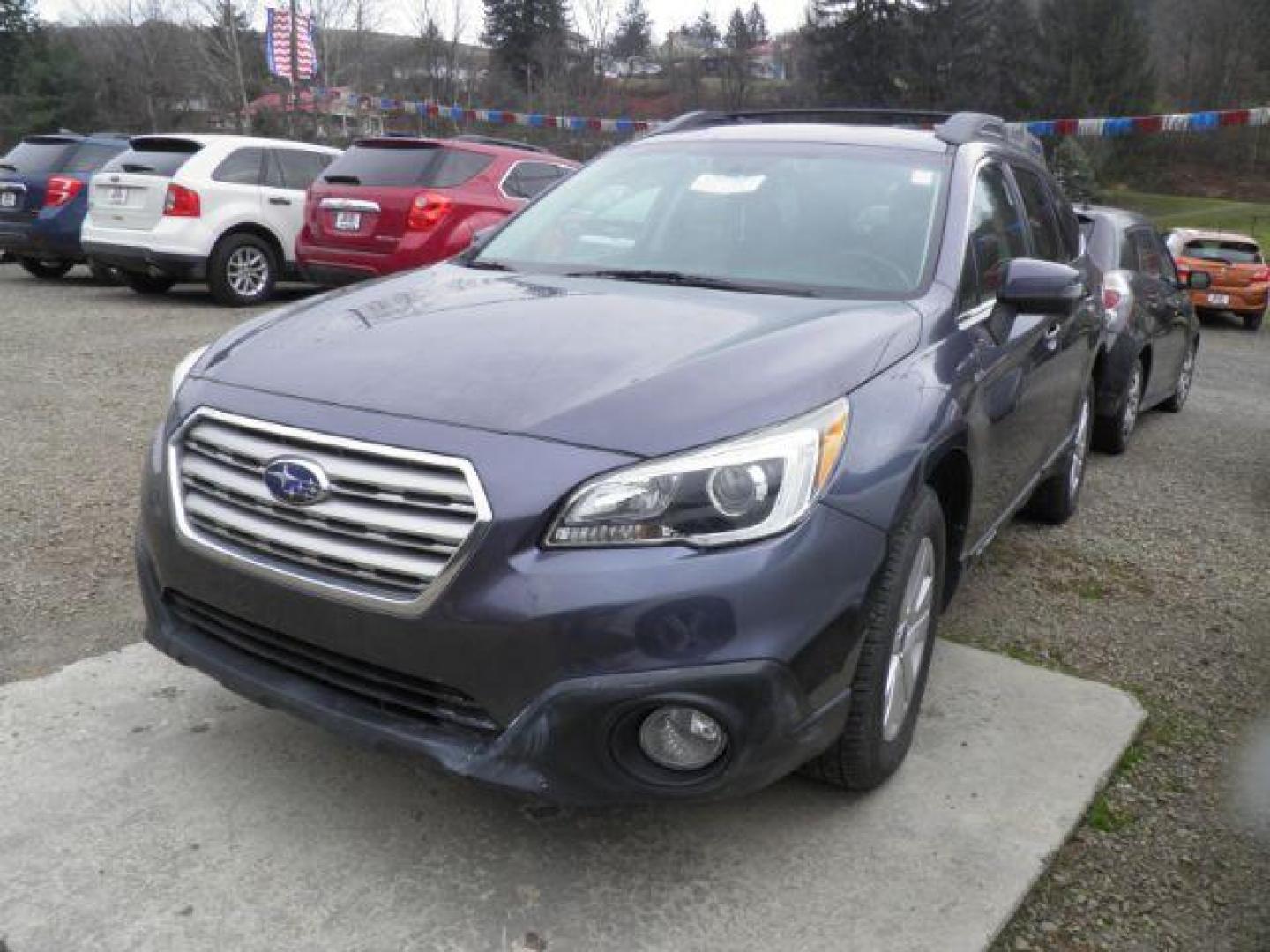 2016 Gray Subaru Outback 2.5i Premium (4S4BSAFC2G3) with an 2.5l H4 engine, CVT transmission, located at 19521 New George's Creek Rd SW, Barton, MD, 21521, (301) 463-2404, 39.524323, -79.017906 - Photo#0