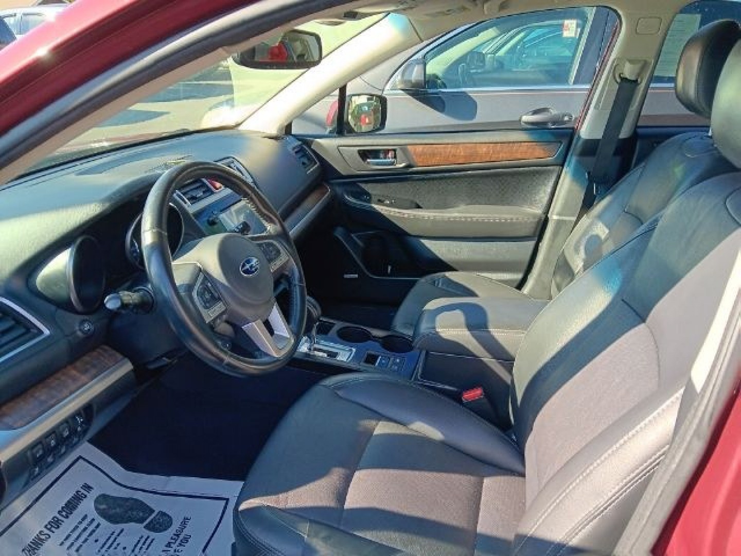 2016 RED Subaru Outback 2.5i Limited (4S4BSANCXG3) with an 2.5 L4 engine, AT transmission, located at 15520 McMullen Hwy SW, Belair, MD, 21502, (301) 729-3700, 39.581375, -78.846451- Photo#1