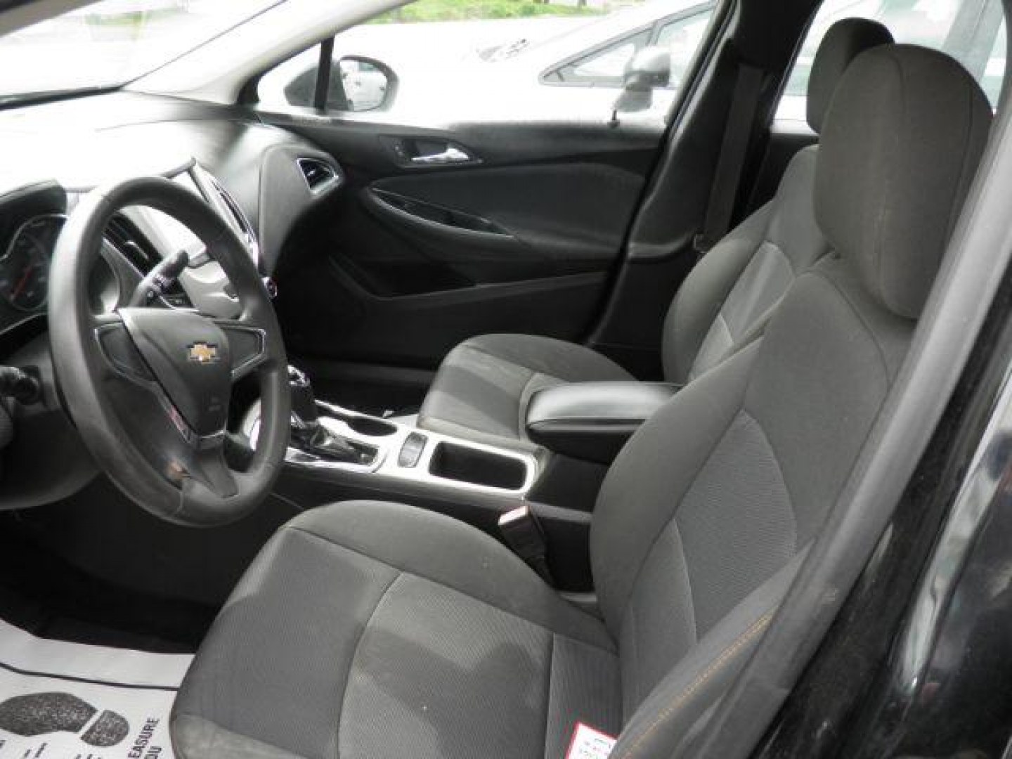 2017 BLACK Chevrolet Cruze LS Auto (1G1BC5SM1H7) with an 1.4l L4T engine, AT transmission, located at 19521 New George's Creek Rd SW, Barton, MD, 21521, (301) 463-2404, 39.524323, -79.017906- Photo#1