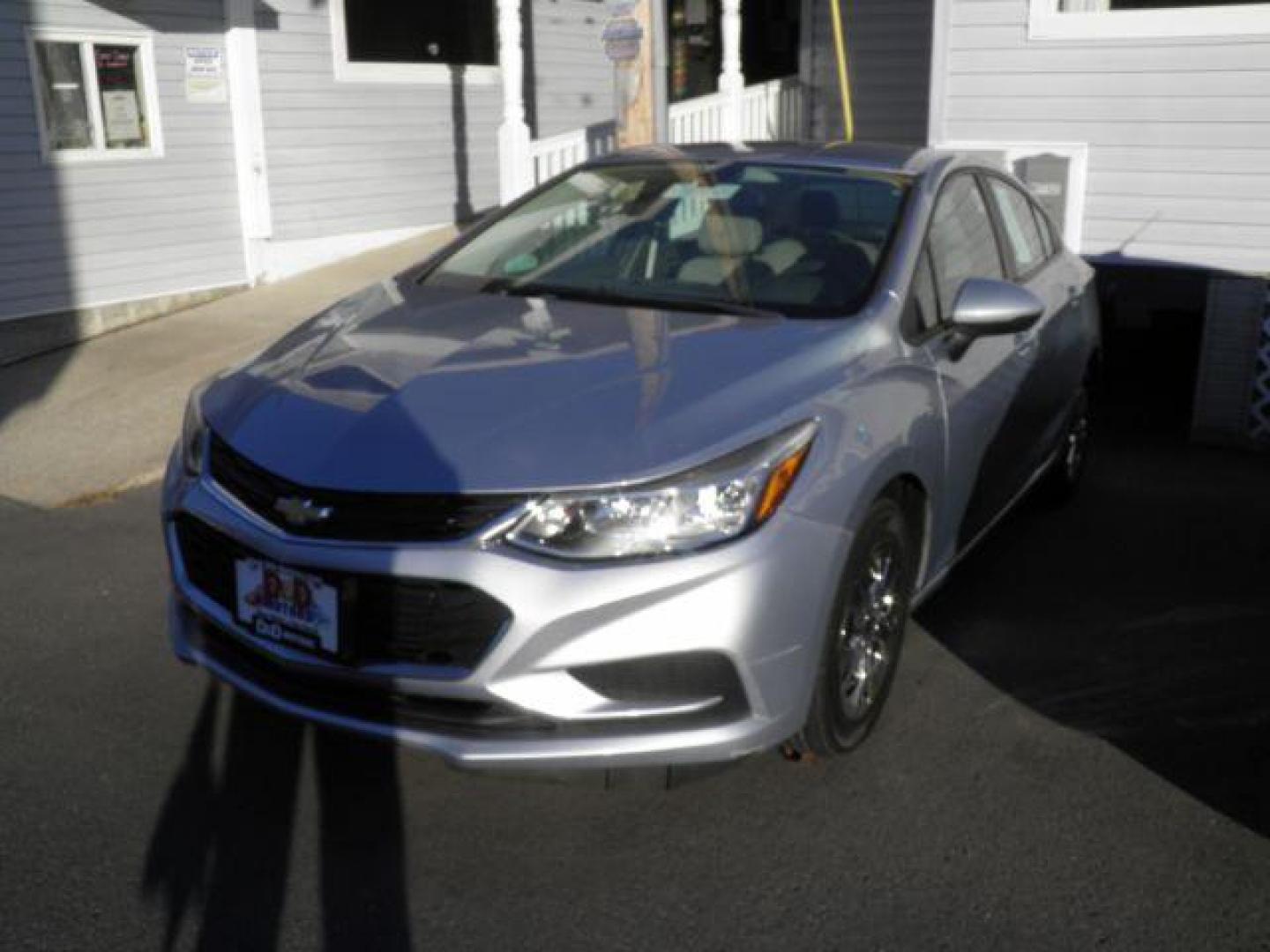 2017 Blue Chevrolet Cruze LS Auto (1G1BC5SM7H7) with an 1.4L I4 engine, AT transmission, located at 15520 McMullen Hwy SW, Belair, MD, 21502, (301) 729-3700, 39.581375, -78.846451 - Photo#0