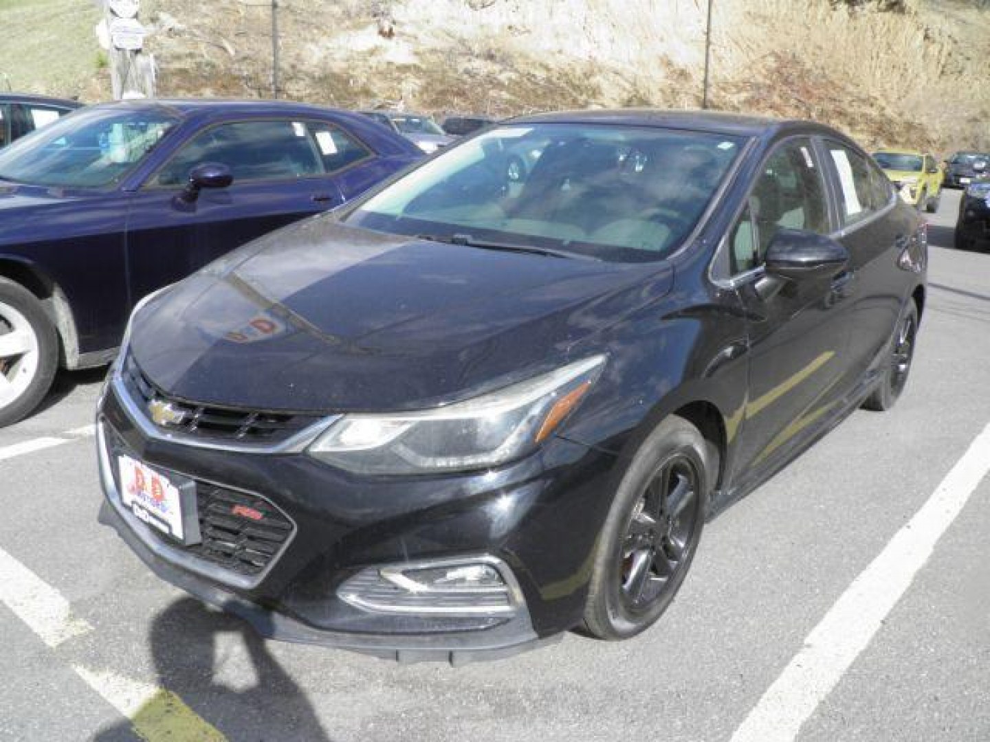 2017 Black Chevrolet Cruze LT Manual (1G1BD5SM9H7) with an 1.4L I4 engine, MAN transmission, located at 15520 McMullen Hwy SW, Belair, MD, 21502, (301) 729-3700, 39.581375, -78.846451 - Photo#0