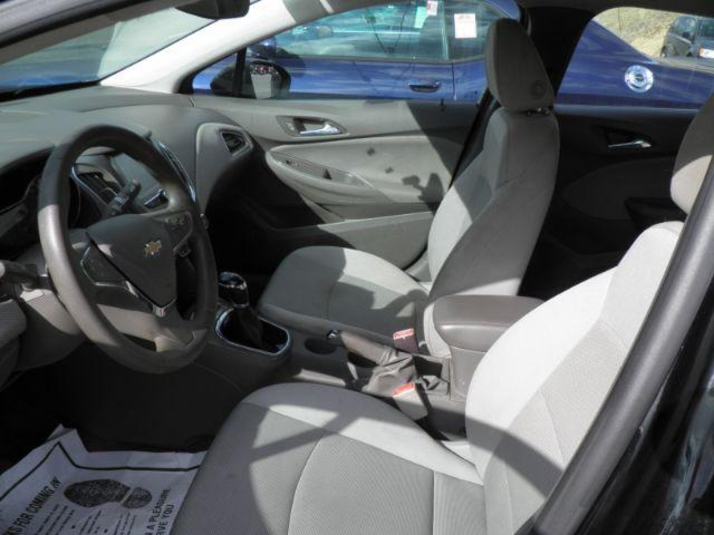 2017 Black Chevrolet Cruze LT Manual (1G1BD5SM9H7) with an 1.4L I4 engine, MAN transmission, located at 15520 McMullen Hwy SW, Belair, MD, 21502, (301) 729-3700, 39.581375, -78.846451 - Photo#1