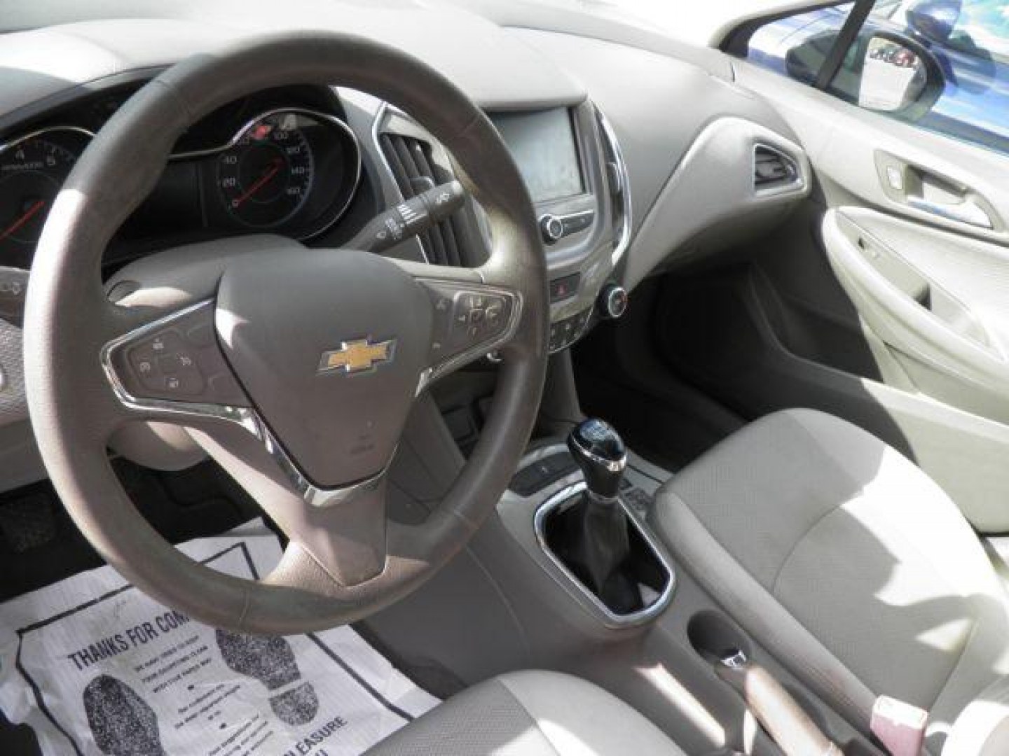 2017 Black Chevrolet Cruze LT Manual (1G1BD5SM9H7) with an 1.4L I4 engine, MAN transmission, located at 15520 McMullen Hwy SW, Belair, MD, 21502, (301) 729-3700, 39.581375, -78.846451 - Photo#2