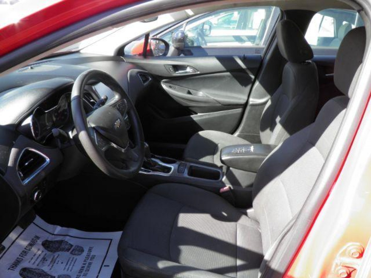 2017 RED Chevrolet Cruze LT Auto Hatchback (3G1BE6SM1HS) with an 1.4L 4L engine, AT transmission, located at 15520 McMullen Hwy SW, Belair, MD, 21502, (301) 729-3700, 39.581375, -78.846451- Photo#1