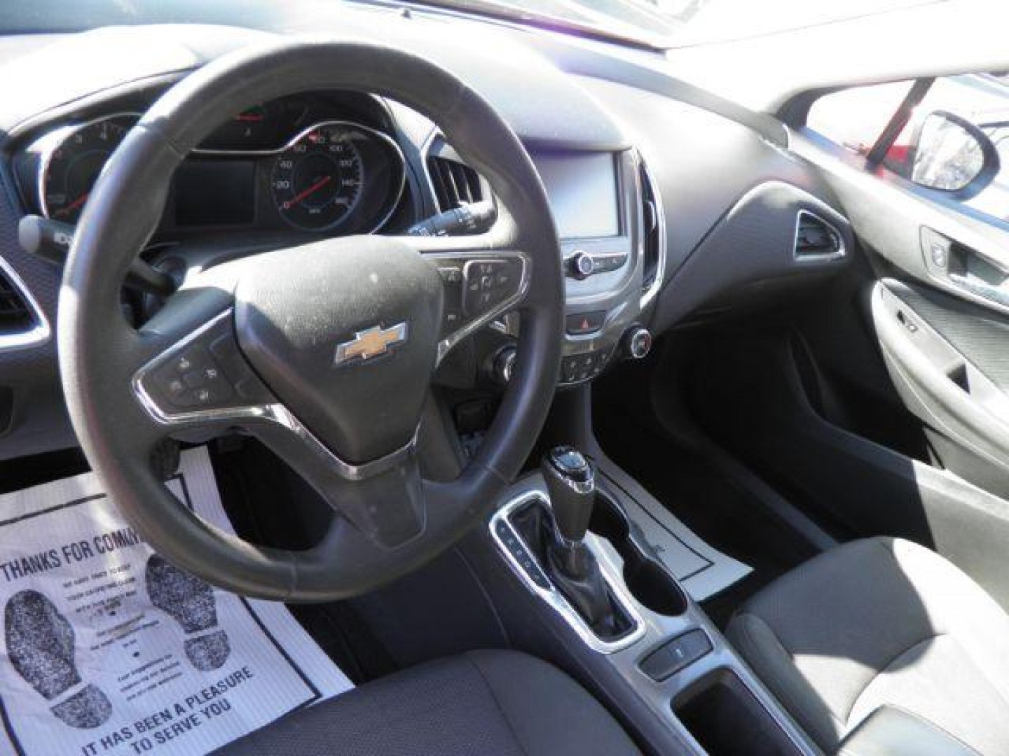 2017 RED Chevrolet Cruze LT Auto Hatchback (3G1BE6SM1HS) with an 1.4L 4L engine, AT transmission, located at 15520 McMullen Hwy SW, Belair, MD, 21502, (301) 729-3700, 39.581375, -78.846451- Photo#2