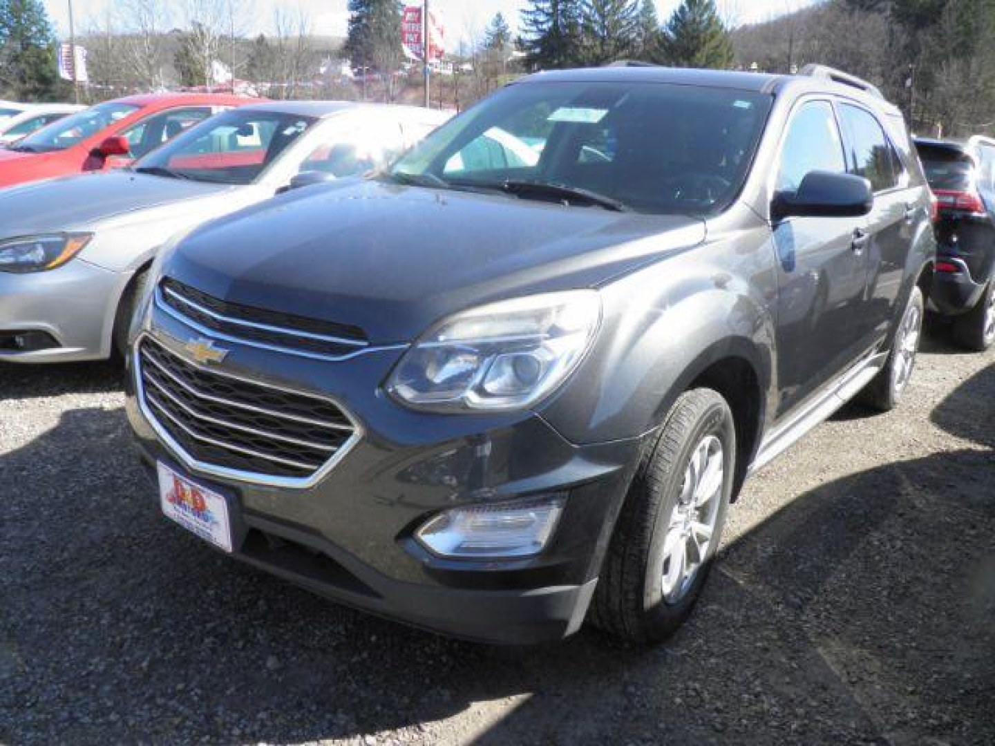 2017 GRAY Chevrolet Equinox LT (2GNFLFE32H6) with an 3.6L V6 engine, AT transmission, located at 19521 New George's Creek Rd SW, Barton, MD, 21521, (301) 463-2404, 39.524323, -79.017906 - Photo#0