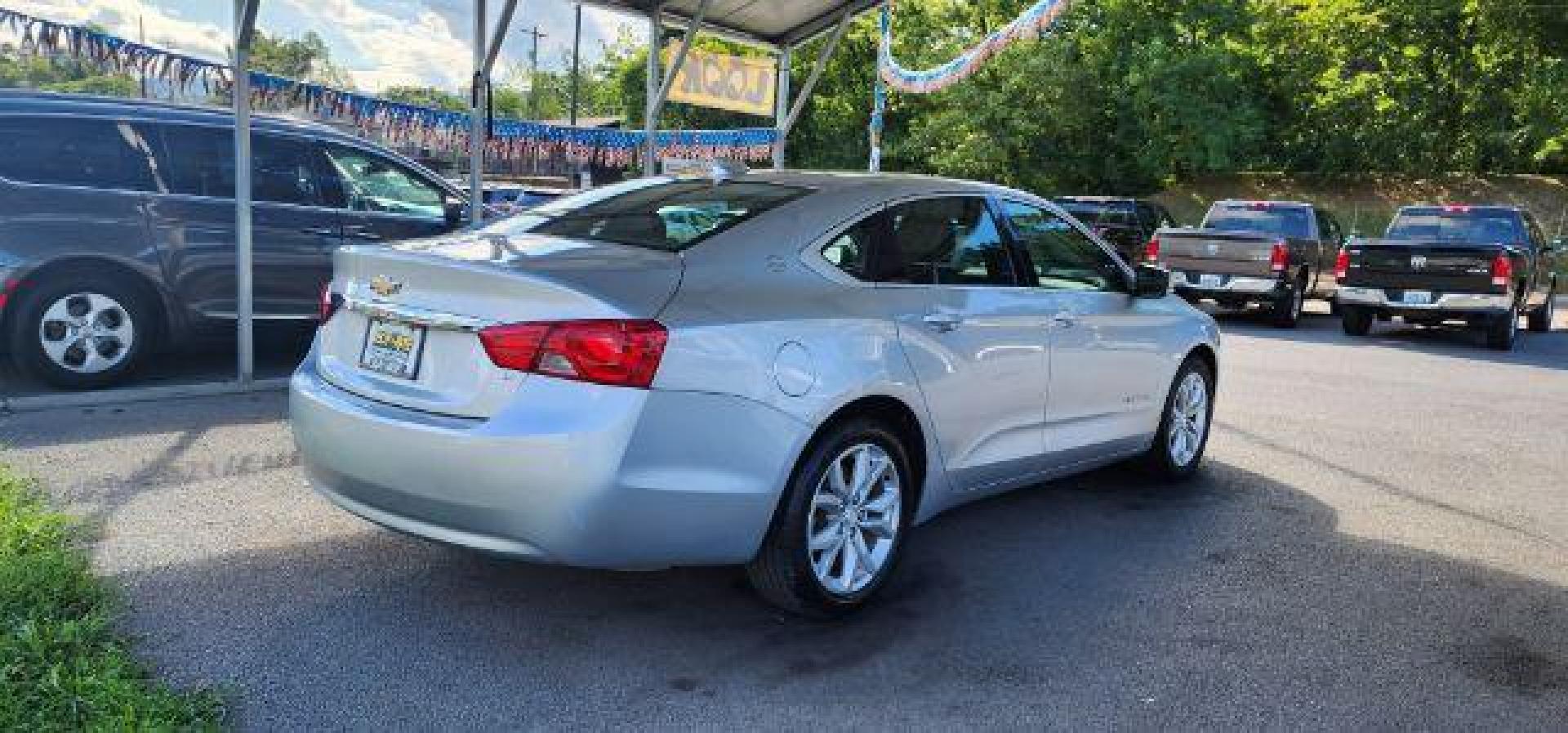 2017 SILVER /Jet Black Chevrolet Impala 1LT (2G1105S30H9) with an 3.6L V6 engine, AT transmission, located at 15520 McMullen Hwy SW, Belair, MD, 21502, (301) 729-3700, 39.581375, -78.846451 - Photo#11