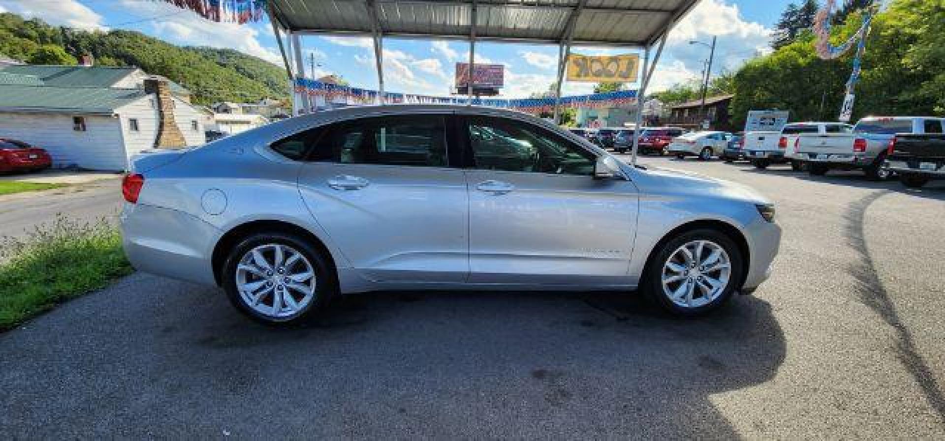 2017 SILVER /Jet Black Chevrolet Impala 1LT (2G1105S30H9) with an 3.6L V6 engine, AT transmission, located at 15520 McMullen Hwy SW, Belair, MD, 21502, (301) 729-3700, 39.581375, -78.846451 - Photo#12