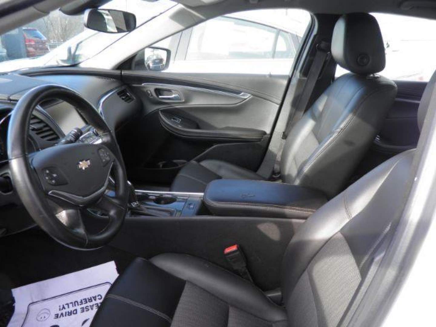 2017 White Chevrolet Impala LT (2G1105S31H9) with an 3.6L V6 engine, AT transmission, located at 15520 McMullen Hwy SW, Belair, MD, 21502, (301) 729-3700, 39.581375, -78.846451 - Photo#1