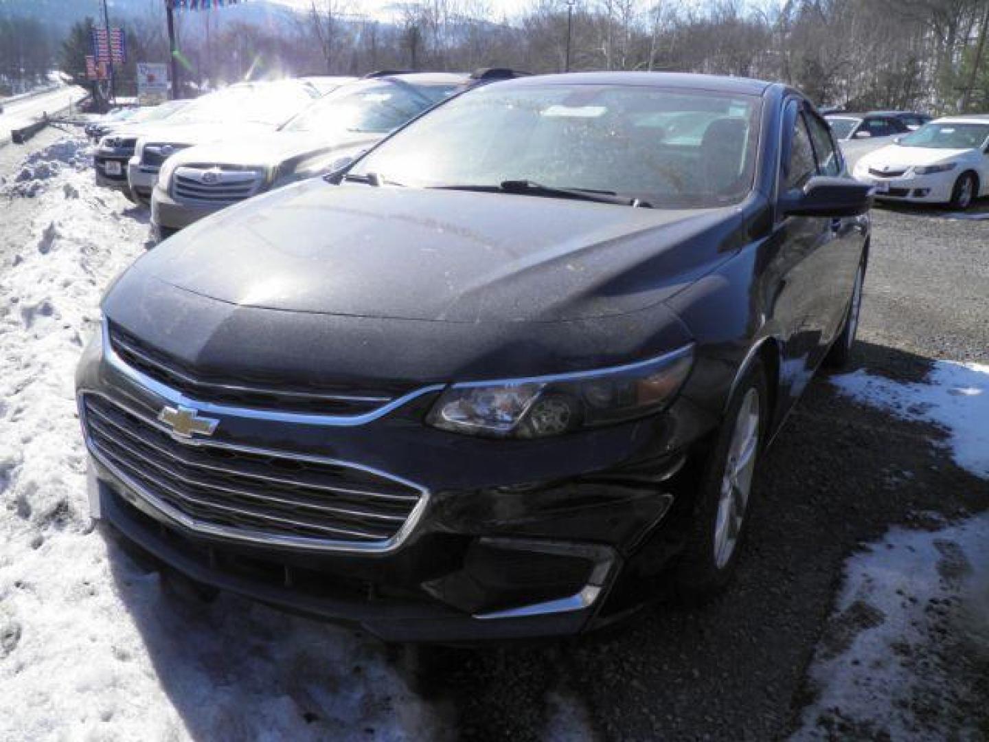2017 BLACK Chevrolet Malibu 1LT (1G1ZE5ST6HF) with an 1.5L L4 engine, AT transmission, located at 19521 New George's Creek Rd SW, Barton, MD, 21521, (301) 463-2404, 39.524323, -79.017906 - Photo#0