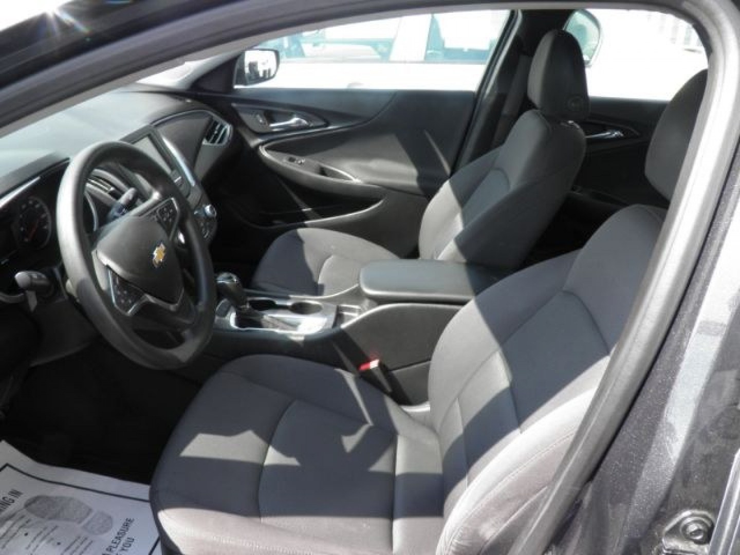2017 GRAY Chevrolet Malibu LS (1G1ZB5ST5HF) with an 1.5L L4 engine, AT transmission, located at 15520 McMullen Hwy SW, Belair, MD, 21502, (301) 729-3700, 39.581375, -78.846451- Photo#1