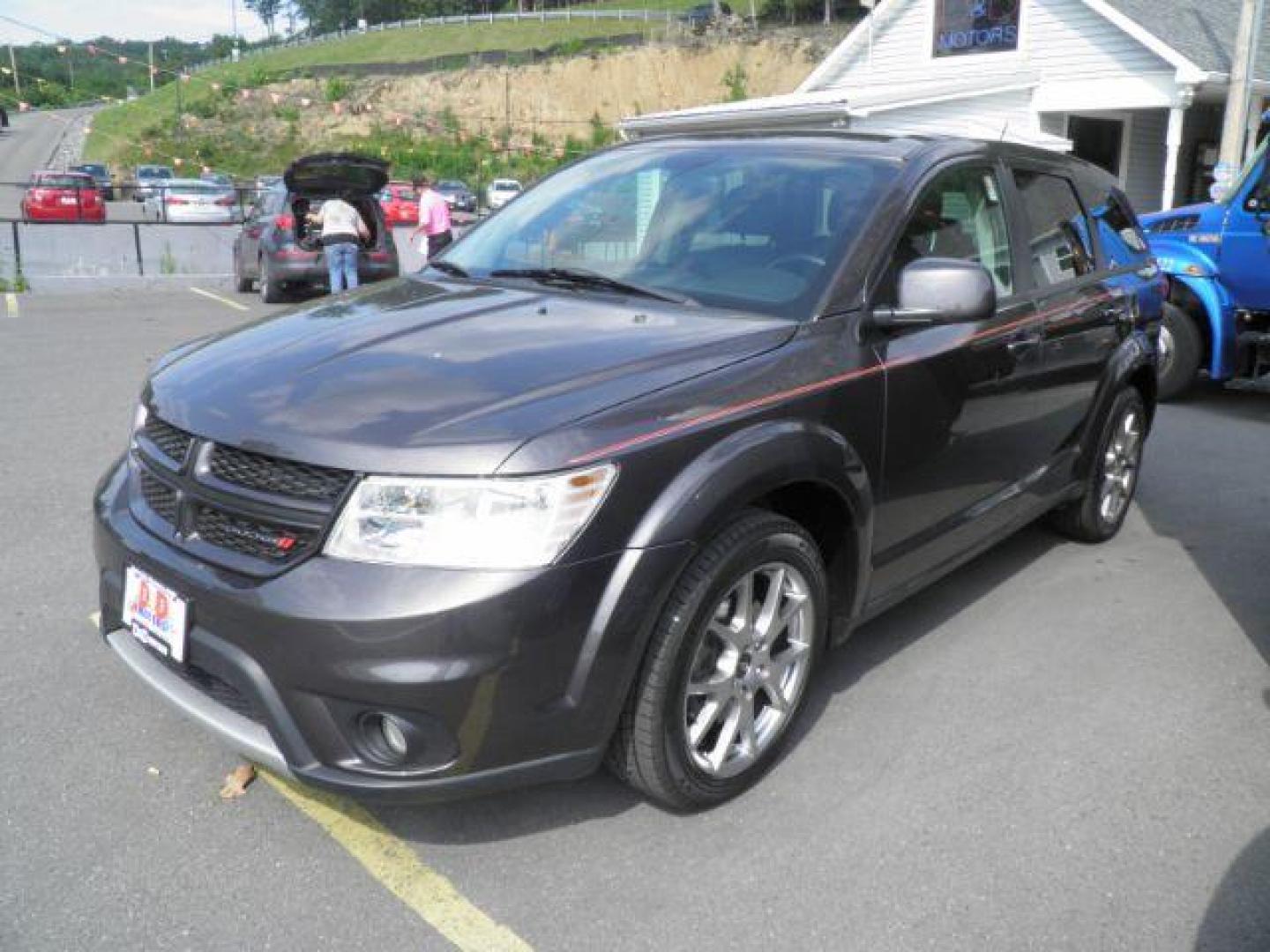 2017 Gray Dodge Journey GT AWD (3C4PDDEGXHT) with an 3.6L V6 engine, AT transmission, located at 15520 McMullen Hwy SW, Belair, MD, 21502, (301) 729-3700, 39.581375, -78.846451 - Photo#0