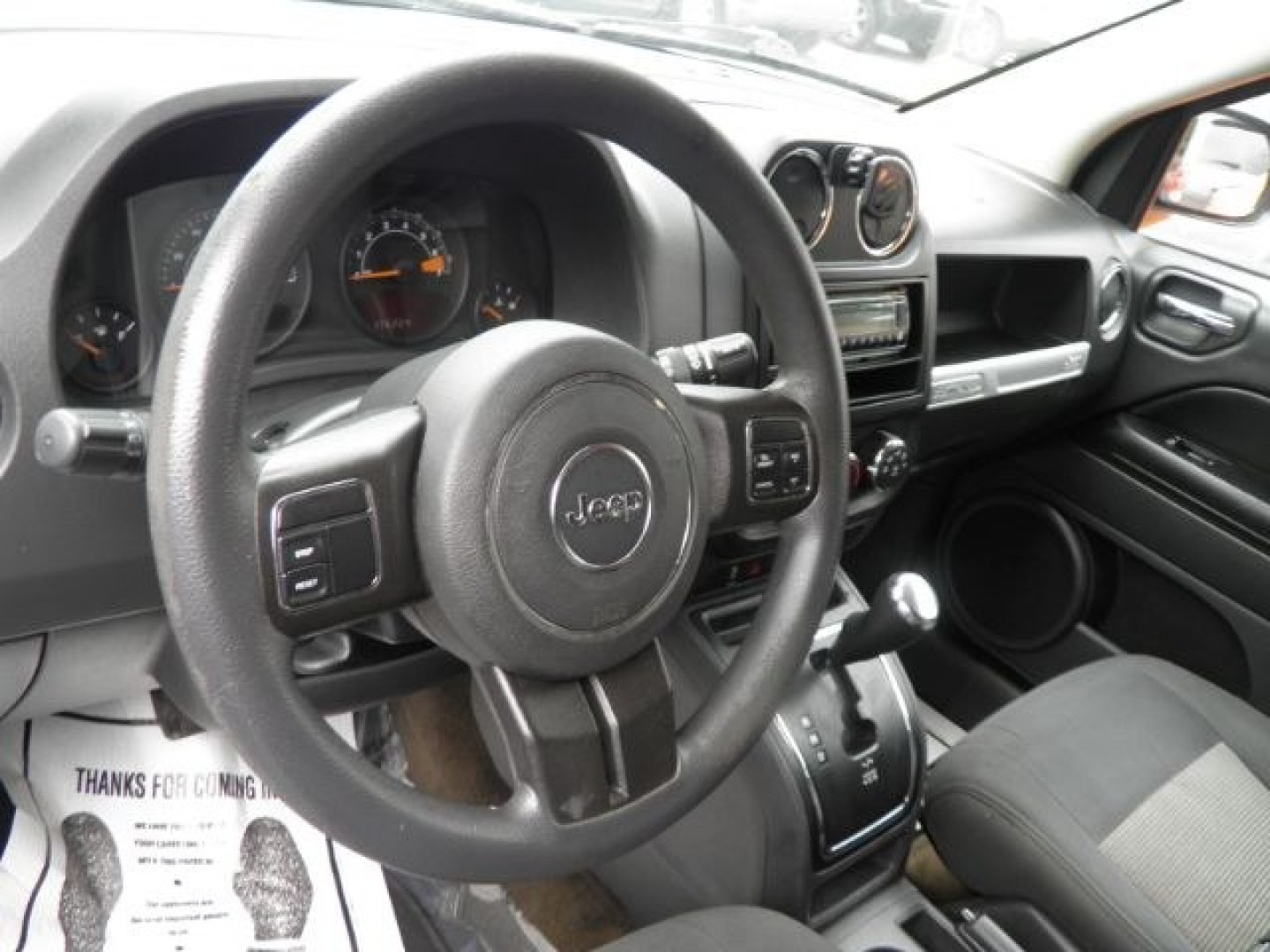 2017 WHITE Jeep Compass Sport 4WD (1C4NJDBB9HD) with an 2.4L L4 engine, AT transmission, located at 15520 McMullen Hwy SW, Belair, MD, 21502, (301) 729-3700, 39.581375, -78.846451- Photo#2