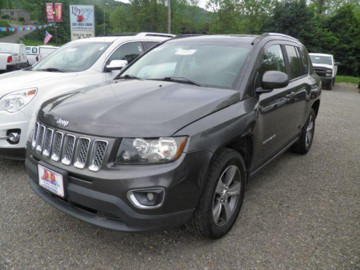2017 Gray Jeep Compass High Altitude 4x4 (1C4NJDEBXHD) with an 2.4L I4 engine, located at 19521 New George's Creek Rd SW, Barton, MD, 21521, (301) 463-2404, 39.524323, -79.017906 - Photo#0