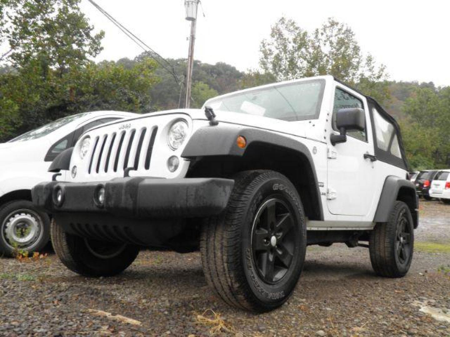 2017 WHITE Jeep Wrangler Sport 4x4 (1C4AJWAG8HL) with an 3.6L V6 engine, AT transmission, located at 19521 New George's Creek Rd SW, Barton, MD, 21521, (301) 463-2404, 39.524323, -79.017906 - Photo#0
