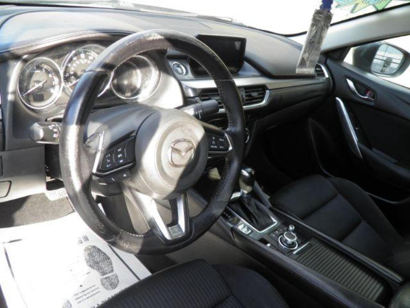 2017 Gray Mazda Mazda6 i Sport AT (JM1GL1U58H1) with an 2.5L I4 engine, AT transmission, located at 19521 New George's Creek Rd SW, Barton, MD, 21521, (301) 463-2404, 39.524323, -79.017906 - Photo#2