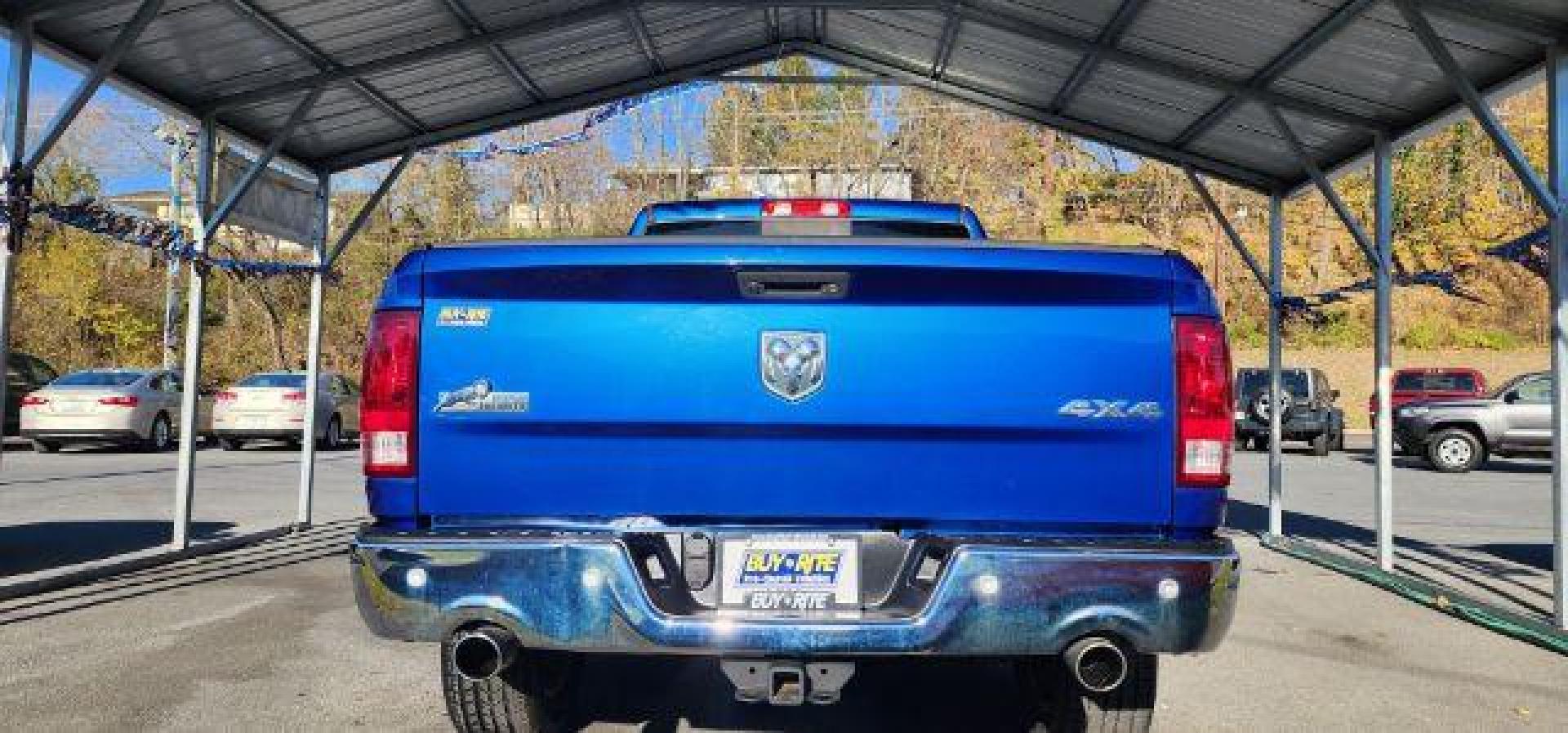 2017 Blue /Diesel Gray/Black Ram 1500 Big Horn Quad Cab 4x4 6'4 Box (1C6RR7GT2HS) with an 5.7L V8 engine, AT transmission, located at 15520 McMullen Hwy SW, Belair, MD, 21502, (301) 729-3700, 39.581375, -78.846451 - Photo#9