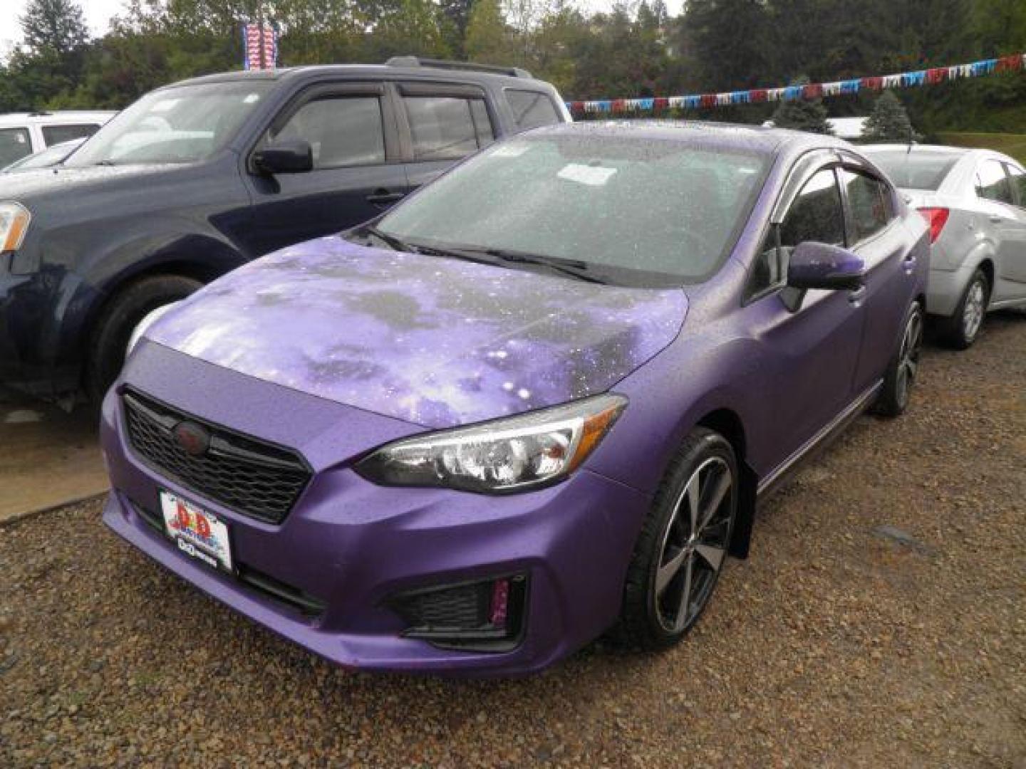 2017 PURPLE Subaru Impreza 2.0i Sport CVT 4-Door (4S3GKAL64H3) with an 2.0l H4 engine, CVT transmission, located at 19521 New George's Creek Rd SW, Barton, MD, 21521, (301) 463-2404, 39.524323, -79.017906 - Photo#0
