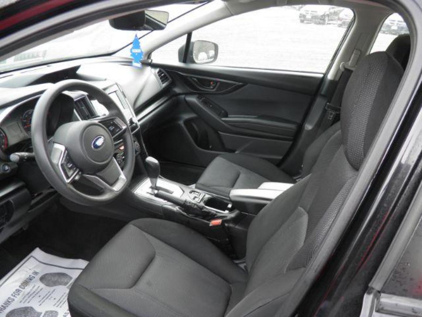 2017 BLACK Subaru Impreza 2.0i Premium (4S3GTAB65H3) with an 2.0L L4 engine, CVT transmission, located at 19521 New George's Creek Rd SW, Barton, MD, 21521, (301) 463-2404, 39.524323, -79.017906 - Photo#1