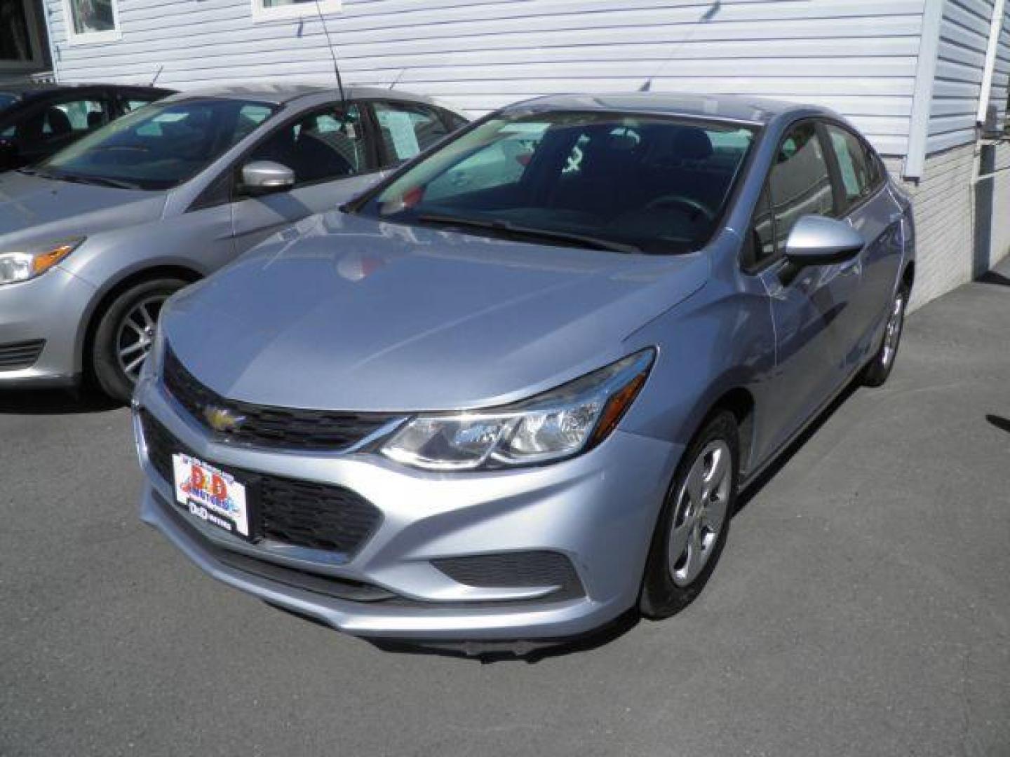 2018 Silver Chevrolet Cruze LS Auto (1G1BC5SM8J7) with an 1.4L I4 engine, AT transmission, located at 15520 McMullen Hwy SW, Belair, MD, 21502, (301) 729-3700, 39.581375, -78.846451 - Photo#0