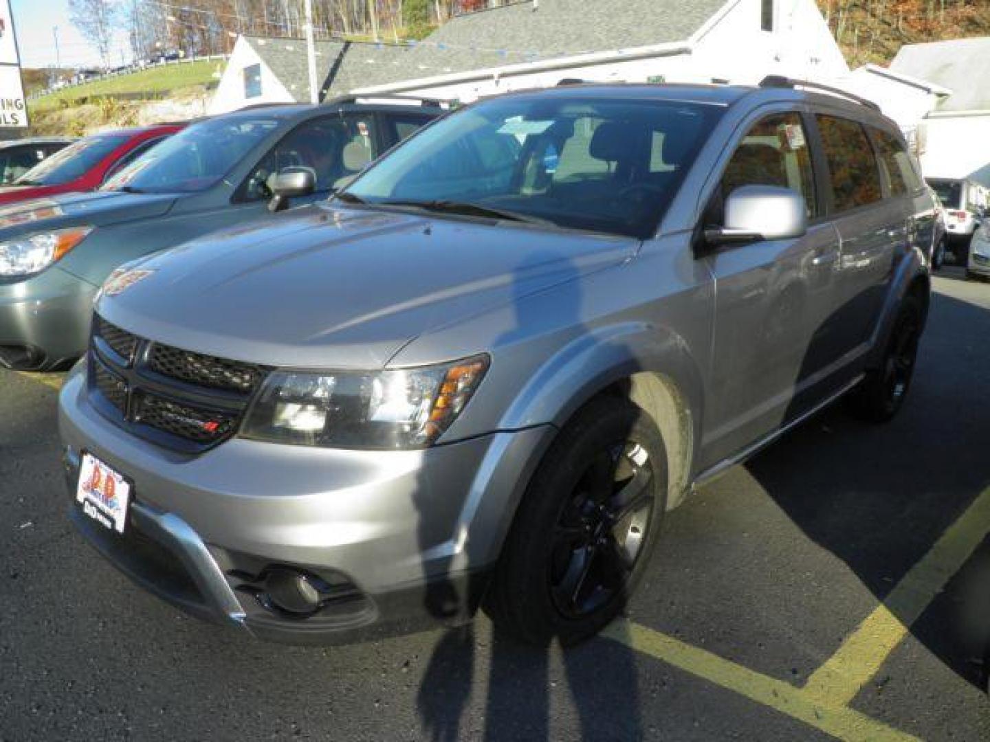 2018 Gray Dodge Journey Crossroad AWD (3C4PDDGG3JT) with an 3.6L V6 engine, AT transmission, located at 19521 New George's Creek Rd SW, Barton, MD, 21521, (301) 463-2404, 39.524323, -79.017906 - Photo#0