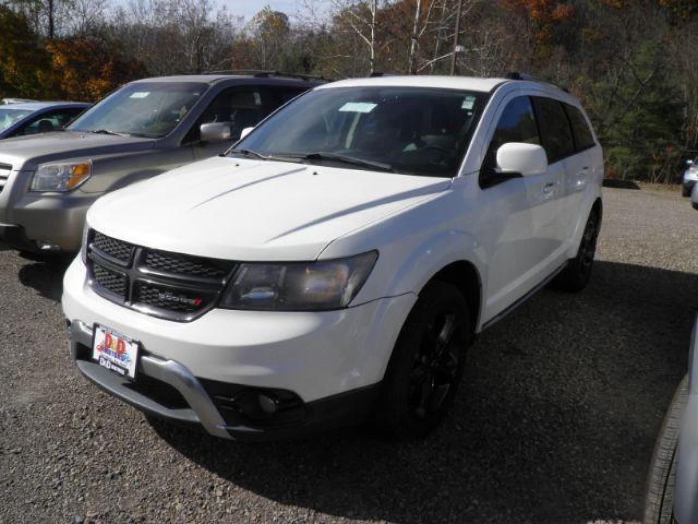 2018 WHITE Dodge Journey Crossroad AWD (3C4PDDGG0JT) with an 3.6L V6 engine, AT transmission, located at 19521 New George's Creek Rd SW, Barton, MD, 21521, (301) 463-2404, 39.524323, -79.017906 - Photo#0