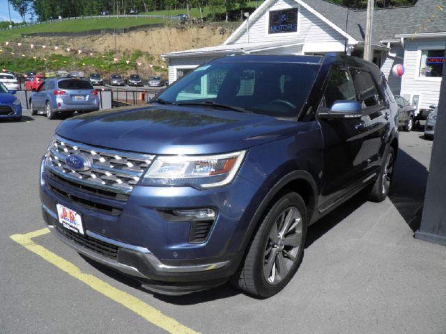 2018 BLUE Ford Explorer Limited (1FM5K8F83JG) with an 3.5L V-6 DOHC engine, AT transmission, located at 15520 McMullen Hwy SW, Belair, MD, 21502, (301) 729-3700, 39.581375, -78.846451 - Photo#0