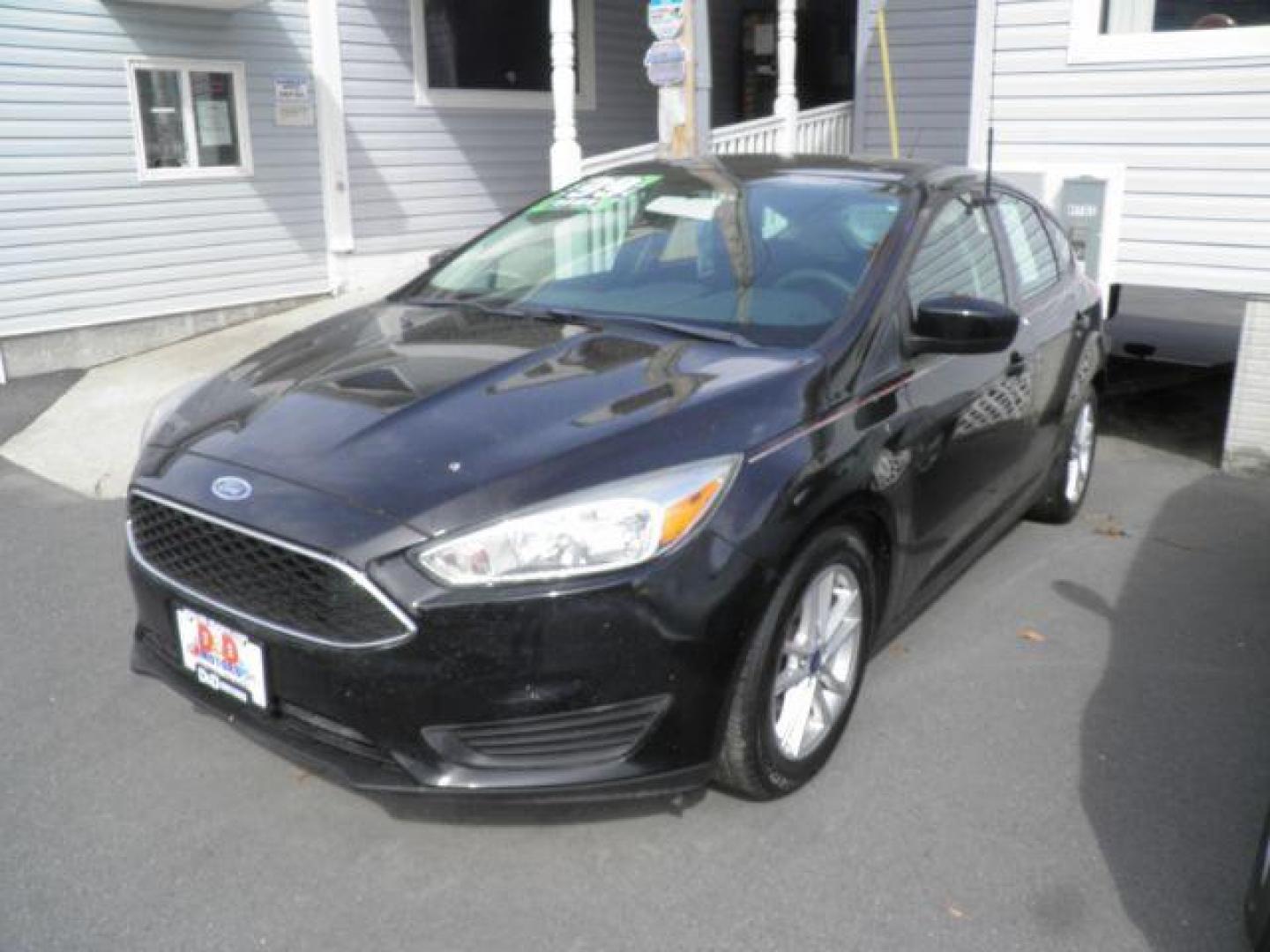 2018 BLACK Ford Focus SE Hatch (1FADP3K27JL) with an 2.0L L4 engine, AT transmission, located at 15520 McMullen Hwy SW, Belair, MD, 21502, (301) 729-3700, 39.581375, -78.846451 - Photo#0