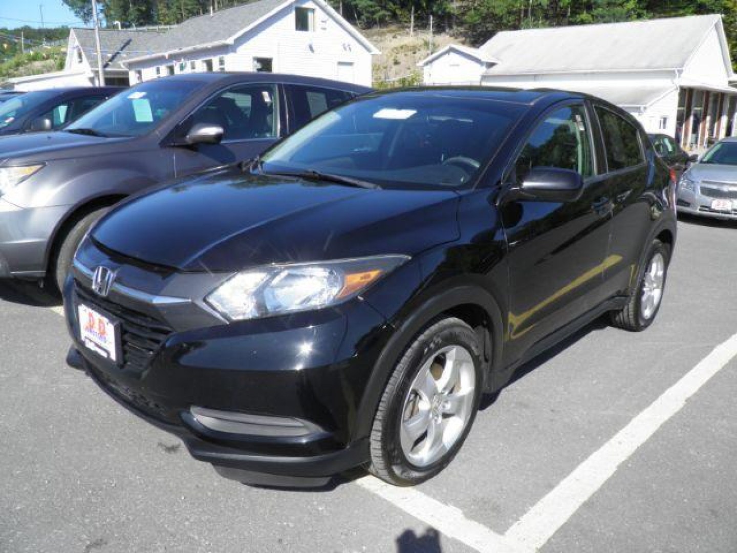 2018 Black Honda HR-V LX (3CZRU6H36JM) with an 1.8L I4 engine, AT transmission, located at 15520 McMullen Hwy SW, Belair, MD, 21502, (301) 729-3700, 39.581375, -78.846451 - Photo#0