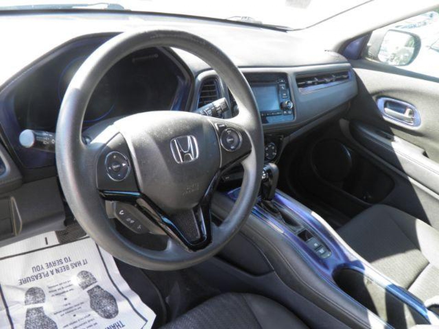 2018 Black Honda HR-V LX (3CZRU6H36JM) with an 1.8L I4 engine, AT transmission, located at 15520 McMullen Hwy SW, Belair, MD, 21502, (301) 729-3700, 39.581375, -78.846451 - Photo#2