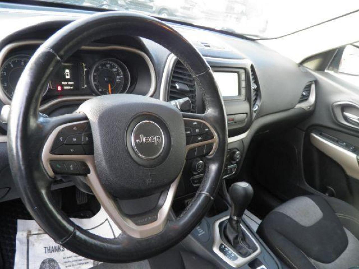 2018 Black Jeep Cherokee Latitude 4x4 (1C4PJMCB1JD) with an 2.4L I4 engine, AT transmission, located at 15520 McMullen Hwy SW, Belair, MD, 21502, (301) 729-3700, 39.581375, -78.846451 - Photo#2