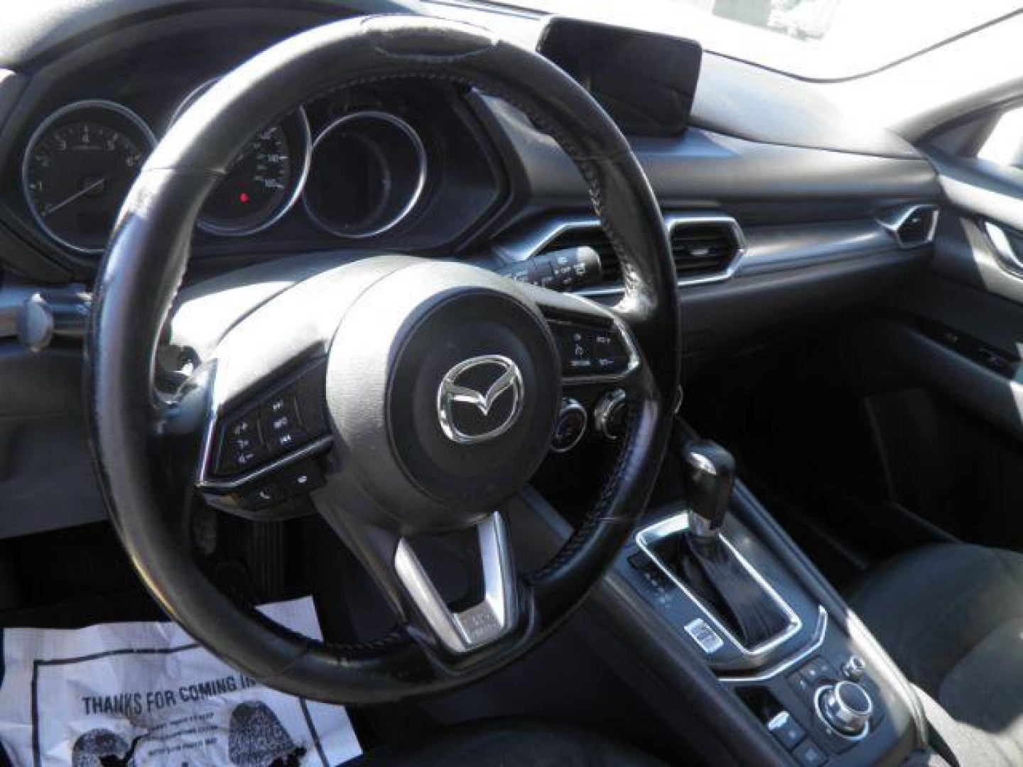 2018 WHITE Mazda CX-5 Sport (JM3KFBBM9J0) with an 2.5 L4 engine, CVT transmission, located at 15520 McMullen Hwy SW, Belair, MD, 21502, (301) 729-3700, 39.581375, -78.846451 - Photo#2